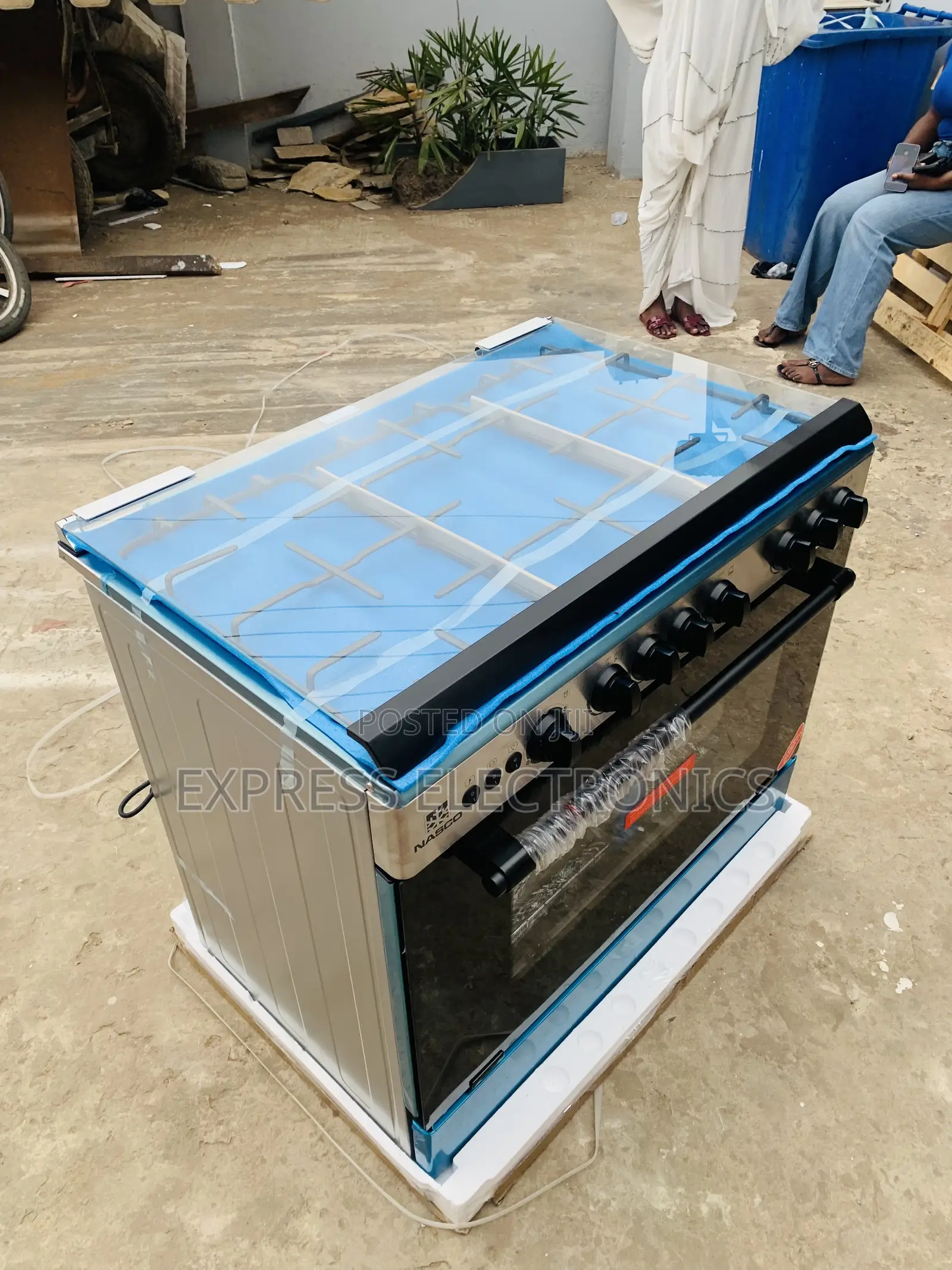Zealous Sleek Nasco 5burner 60/90 Oven Grill Rotisserie Sliver