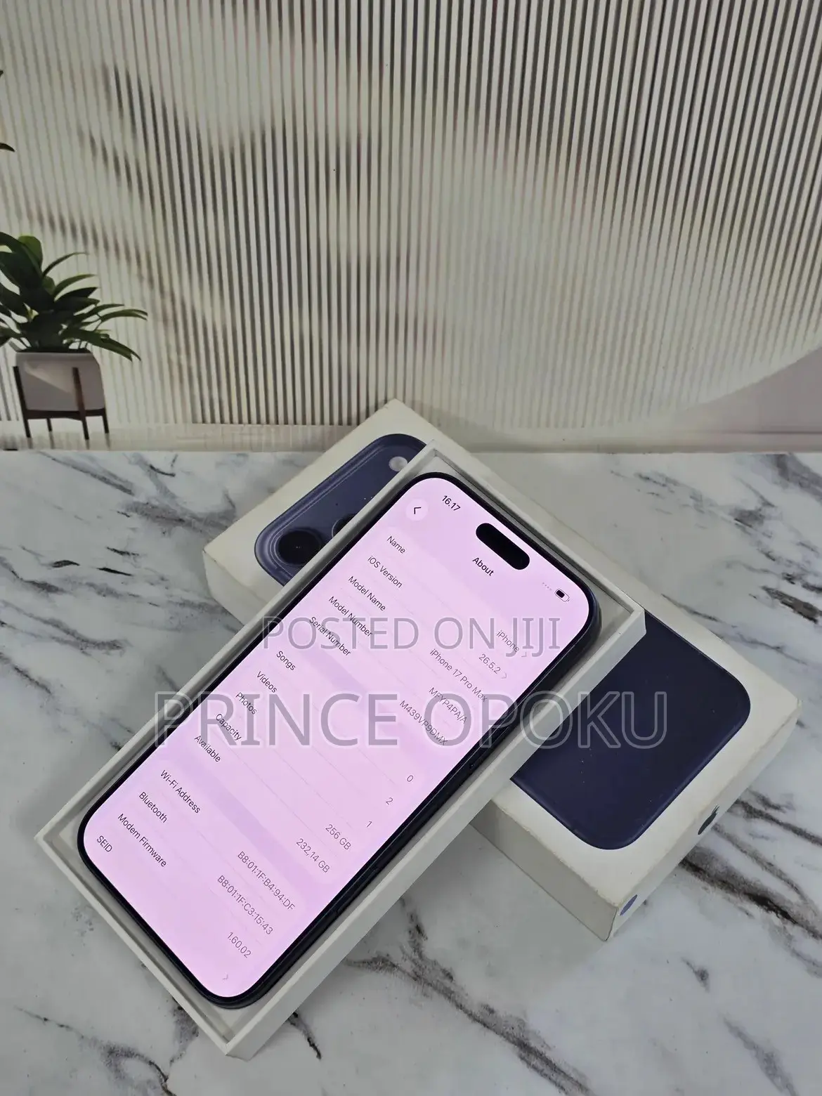 Apple iPhone 17 Pro Max 256 GB Blue