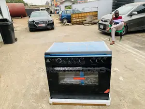 Freestanding Gas Cooker Black Nasco 5burner 60/90 Oven Rotisserie