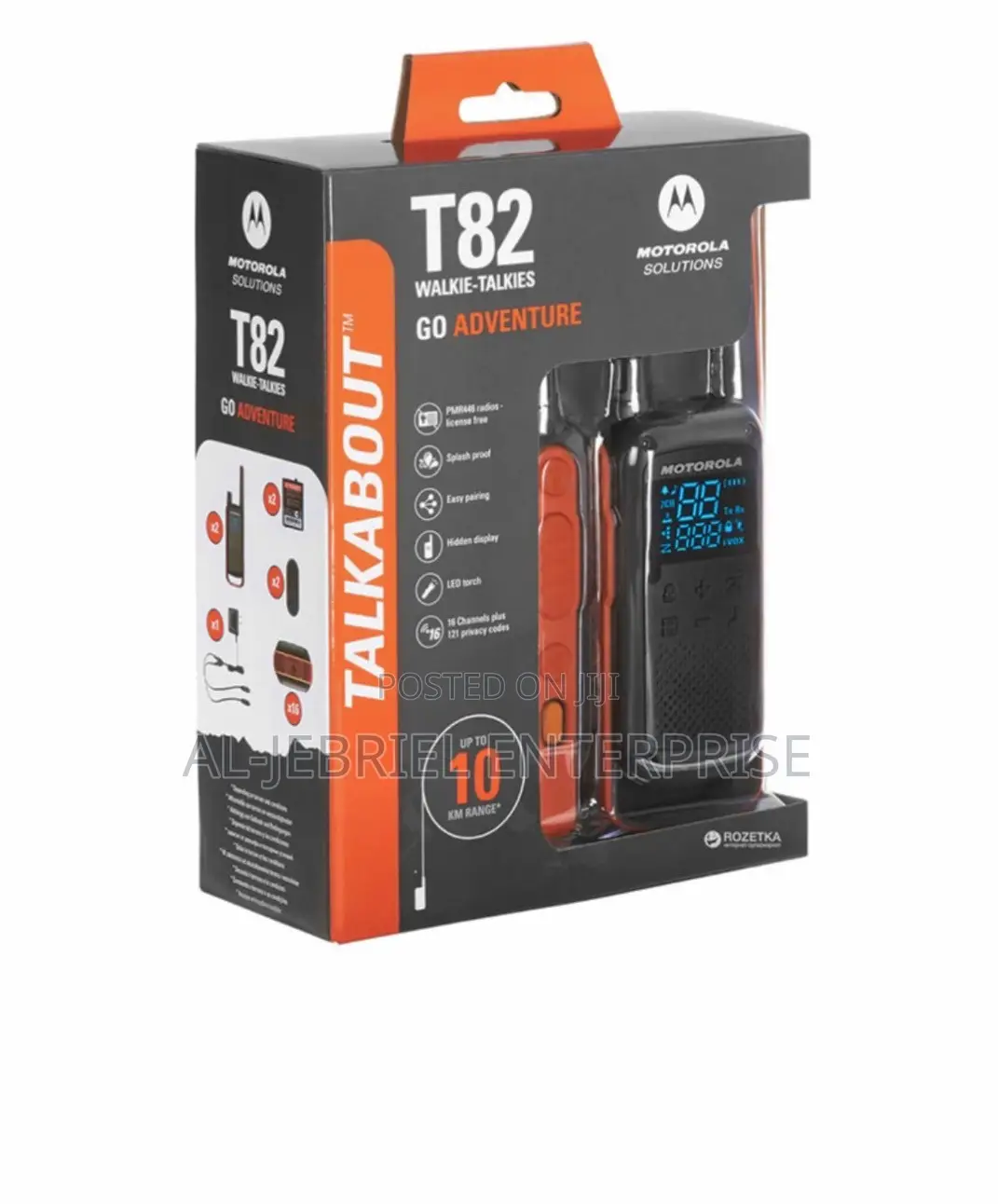 Motorola T82 Walkie Talkie (Twin Pack)