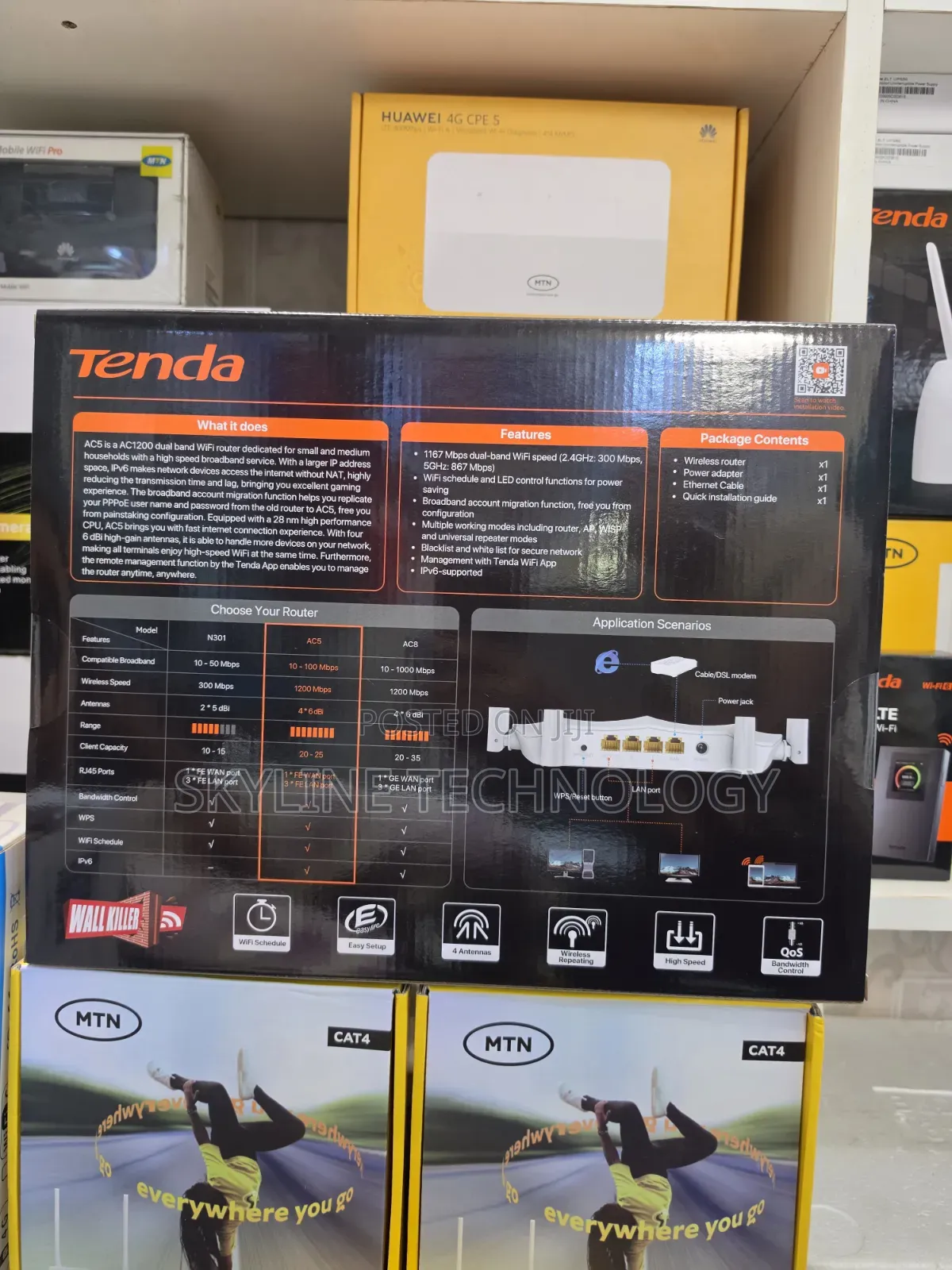 Tenda High Speed Wireless Extender and Access Point Range Extender