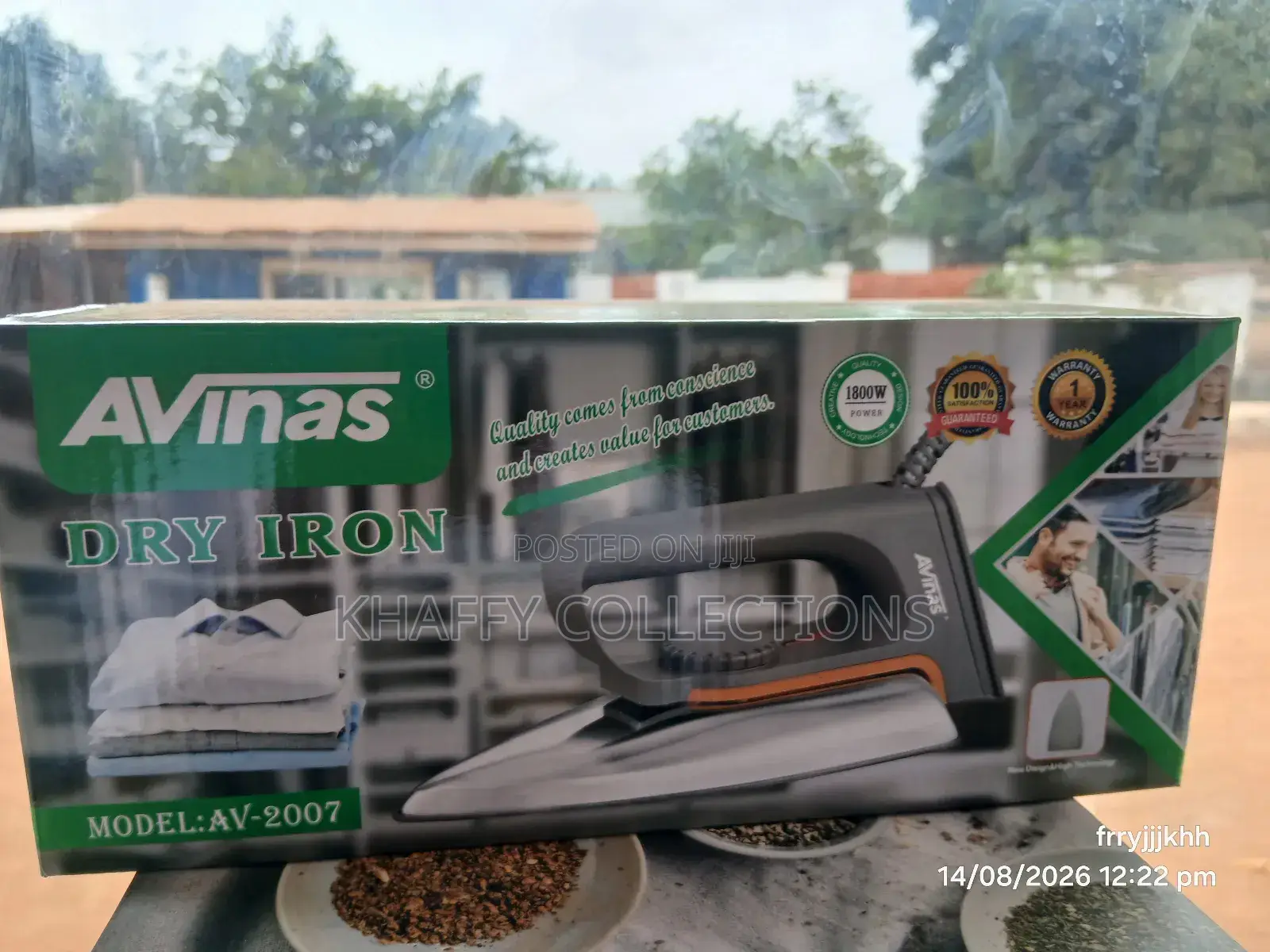 Bulk AVinas Dry Iron 1800W Model AV-2007 Wholesale and Resellers
