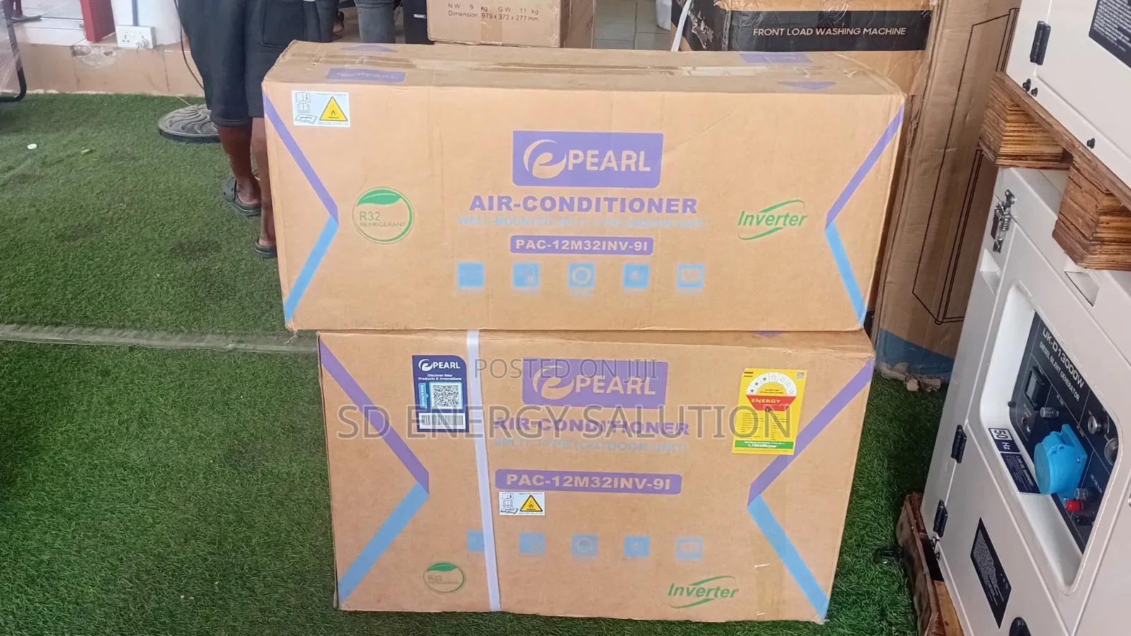 Pearl 1.5HP Inverter Split AC – Copper Condenser Eco Mode