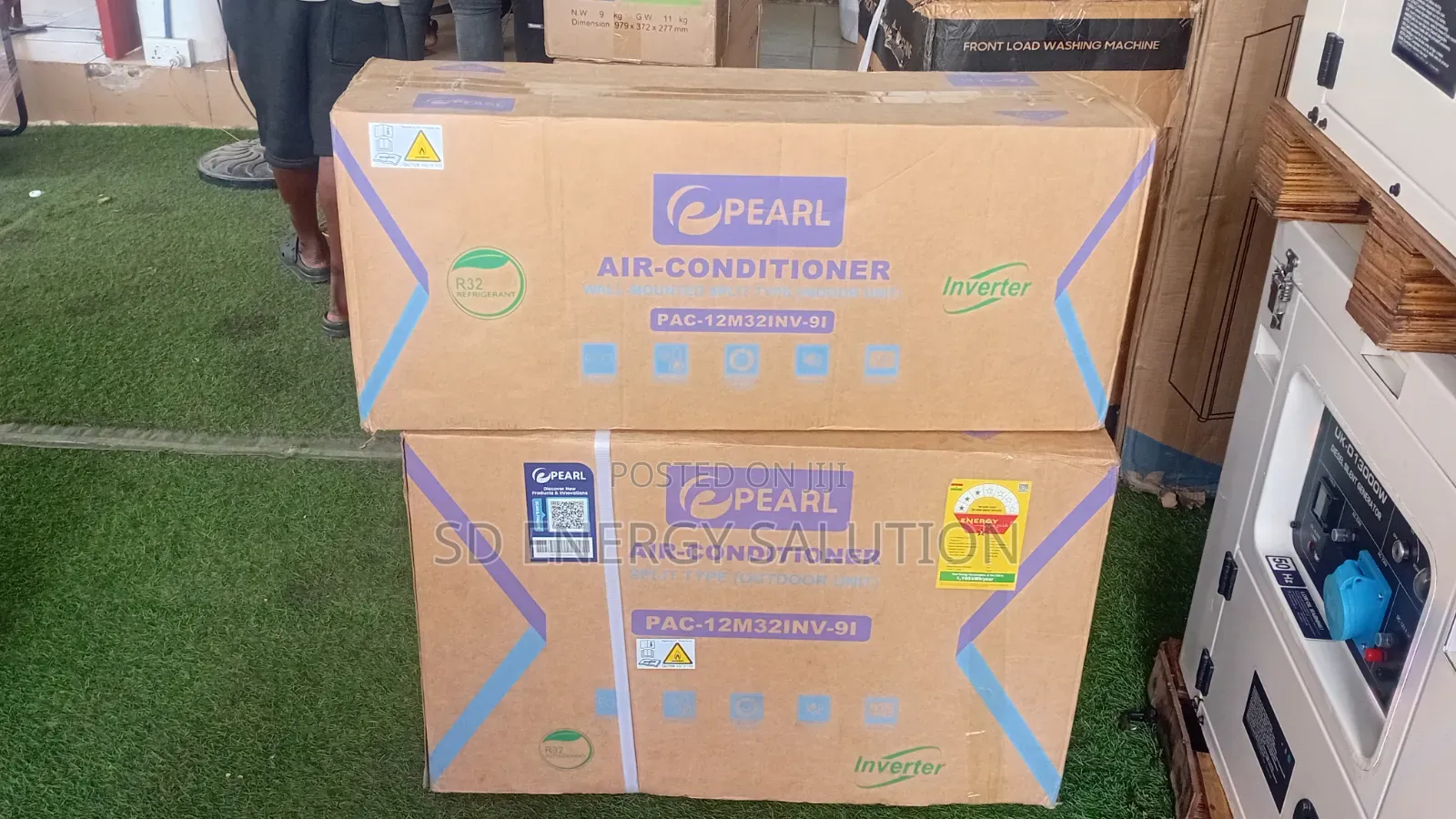 Pearl 1.5HP Inverter Split AC – Copper Condenser Eco Mode