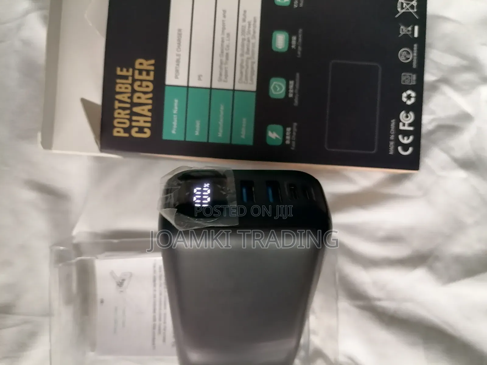 50,000mAh Power Bank for Mobile Phones, Type C, Micro USB, 3.0 USB