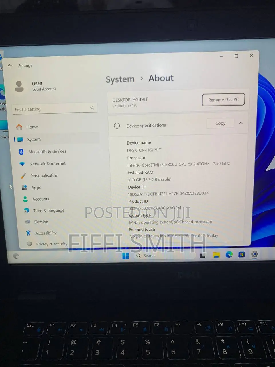 Laptop Dell Latitude 14 E7470 16GB Intel Core i5 SSD 256GB