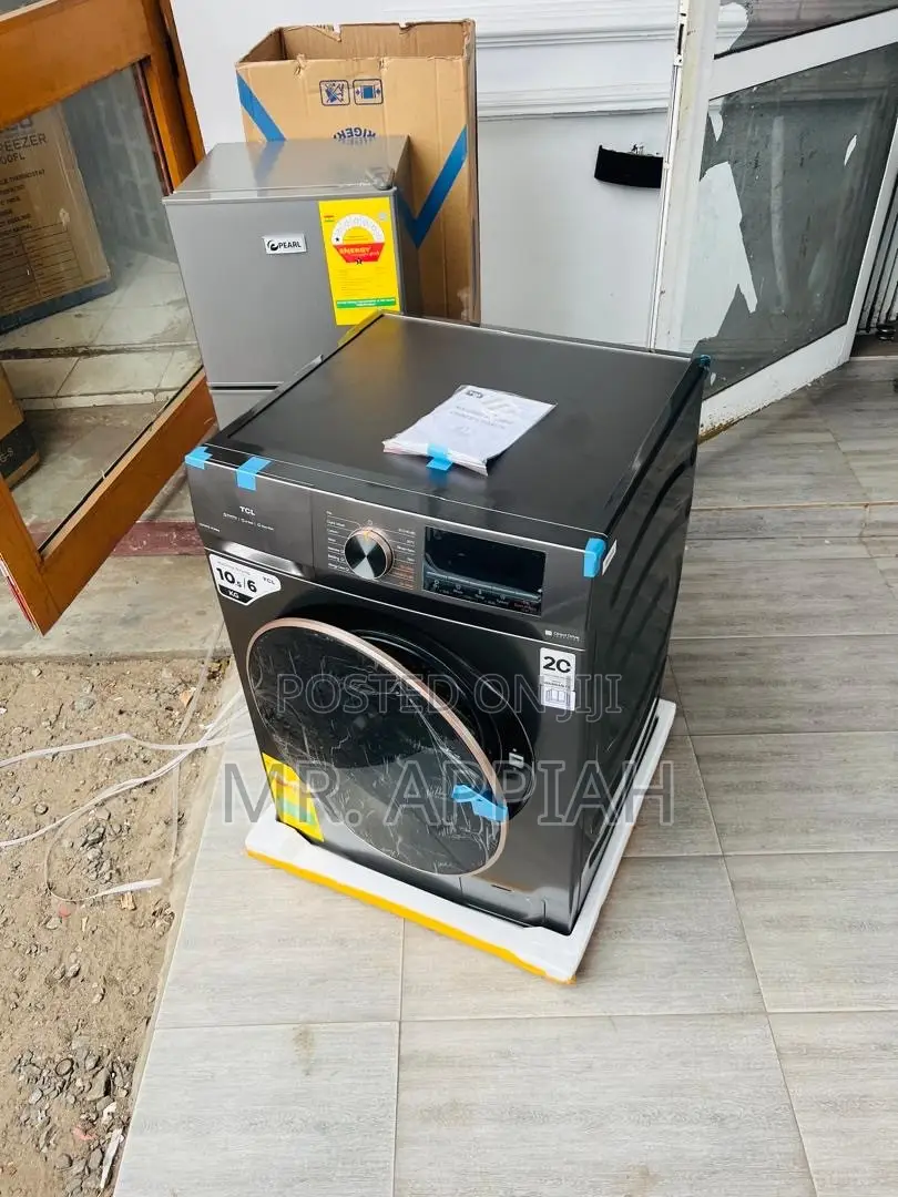 Lovely Design TCL 10.5kg Front Load Washing Machine(Gray)Full Auto
