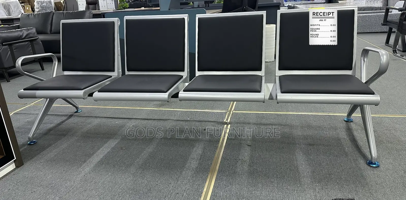 Office Waiting Bench