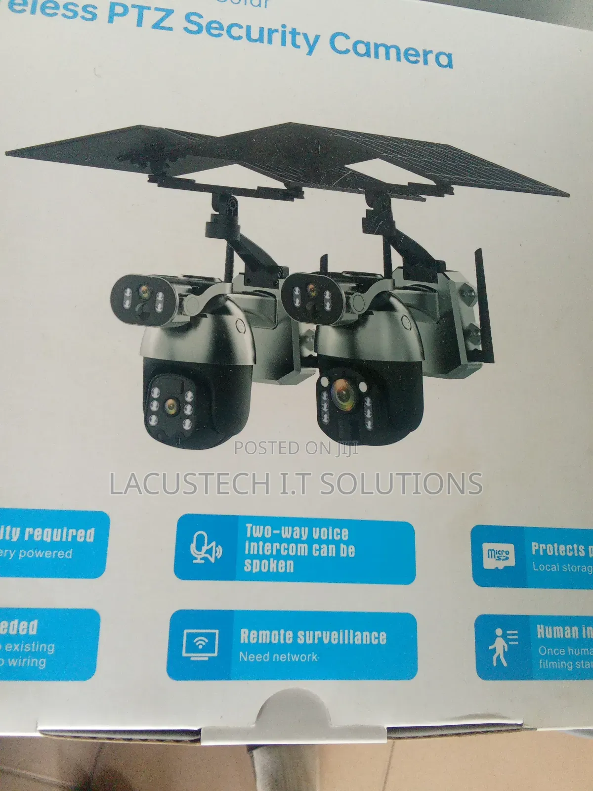 Dual Lens PTZ Solar 4G Camera