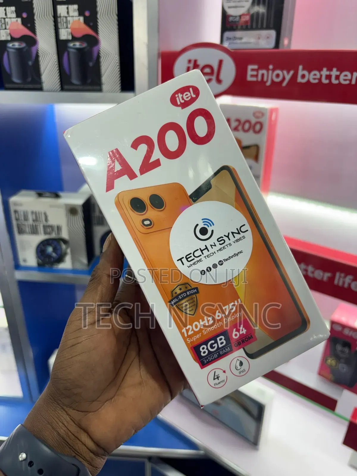 New Itel A200+ 128 GB Blue
