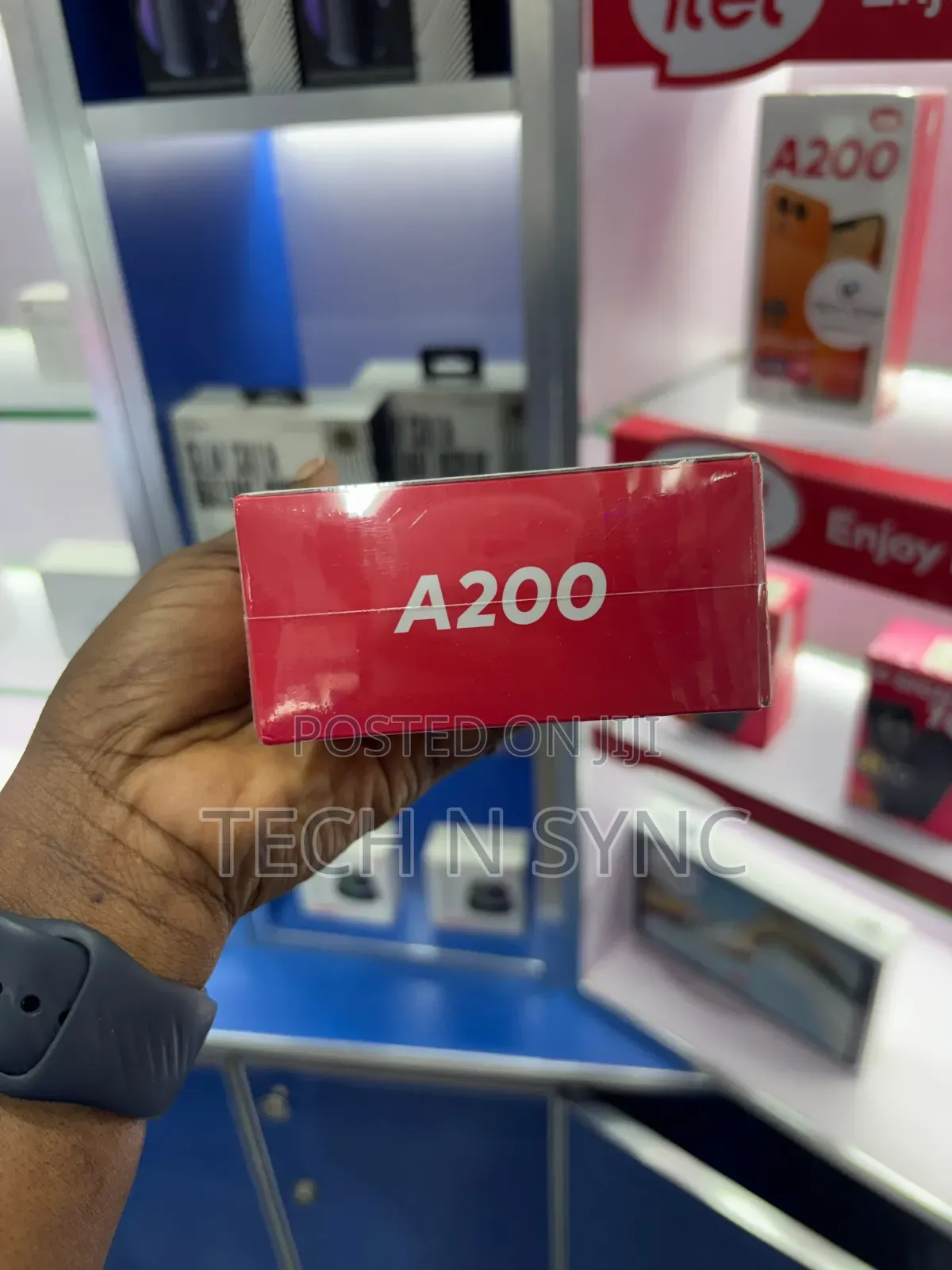 New Itel A200+ 128 GB Blue