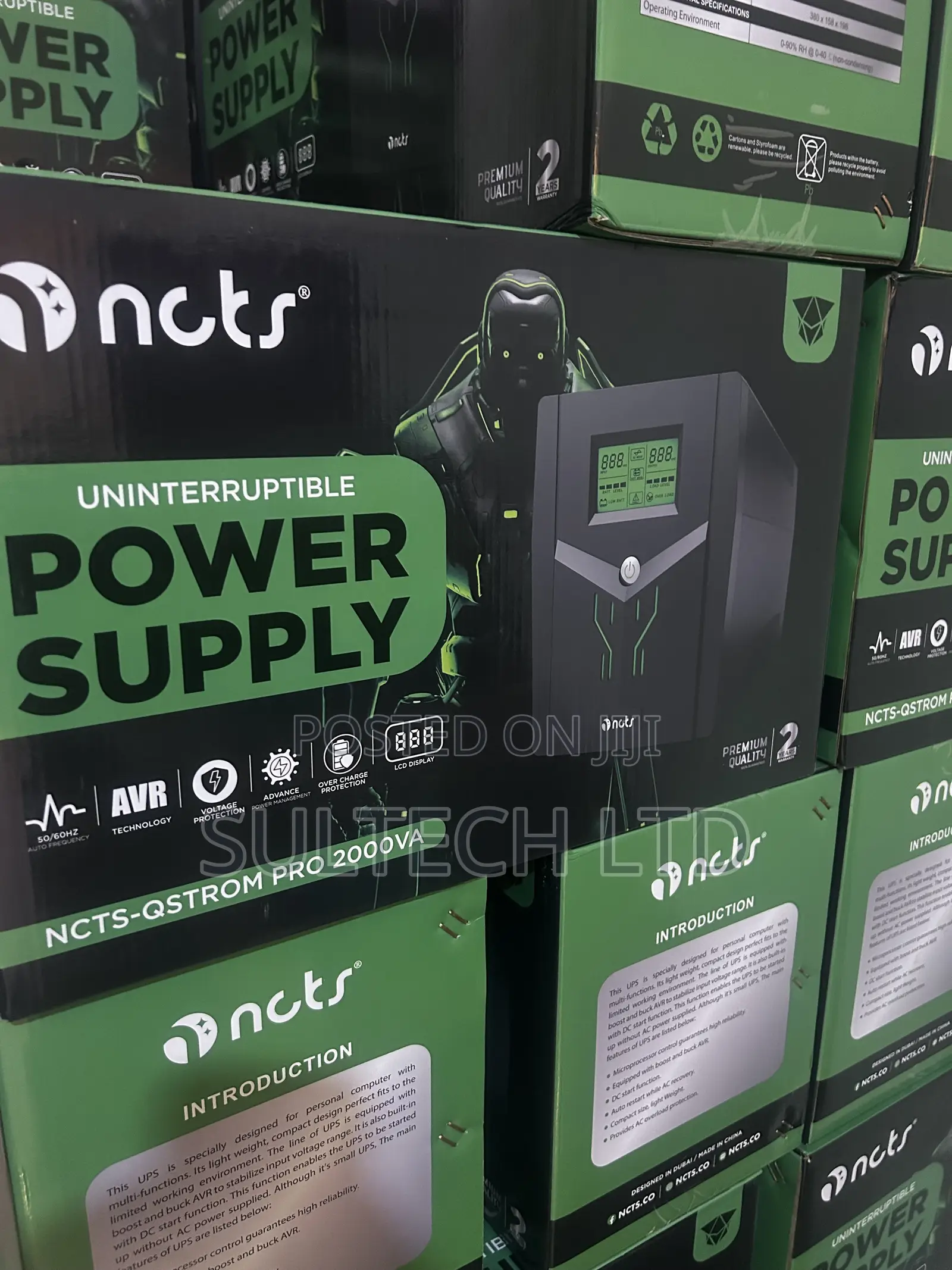NCTS Qstrom Pro Line Interactive Ups 2000va