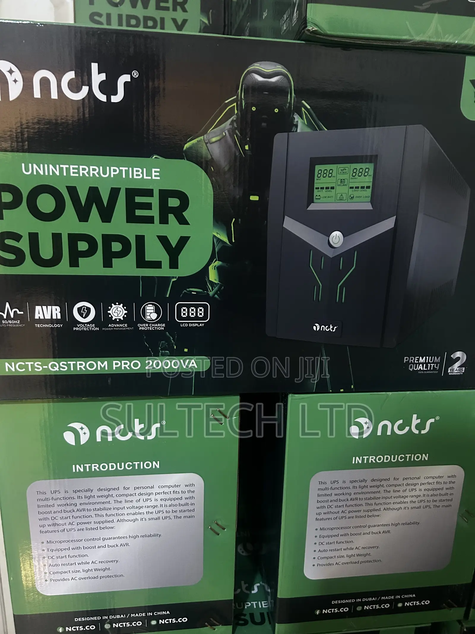 NCTS Qstrom Pro Line Interactive Ups 2000va