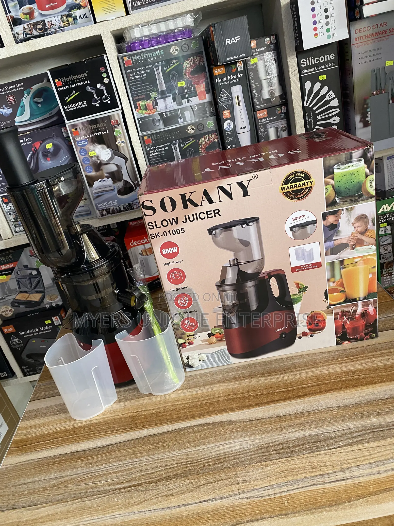 Sokany Slow Cold Press Juicer for Home Use