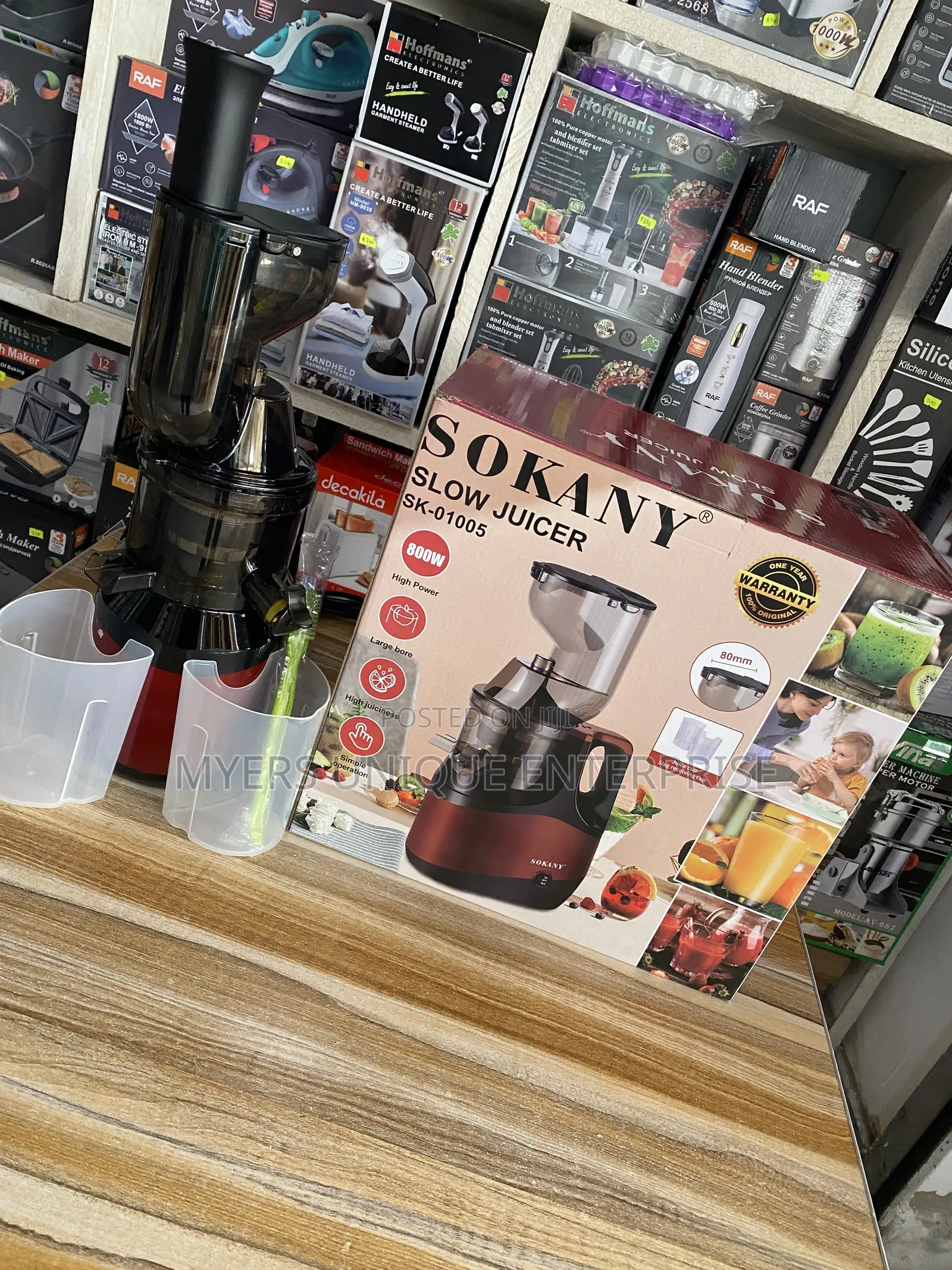 Sokany Slow Cold Press Juicer for Home Use