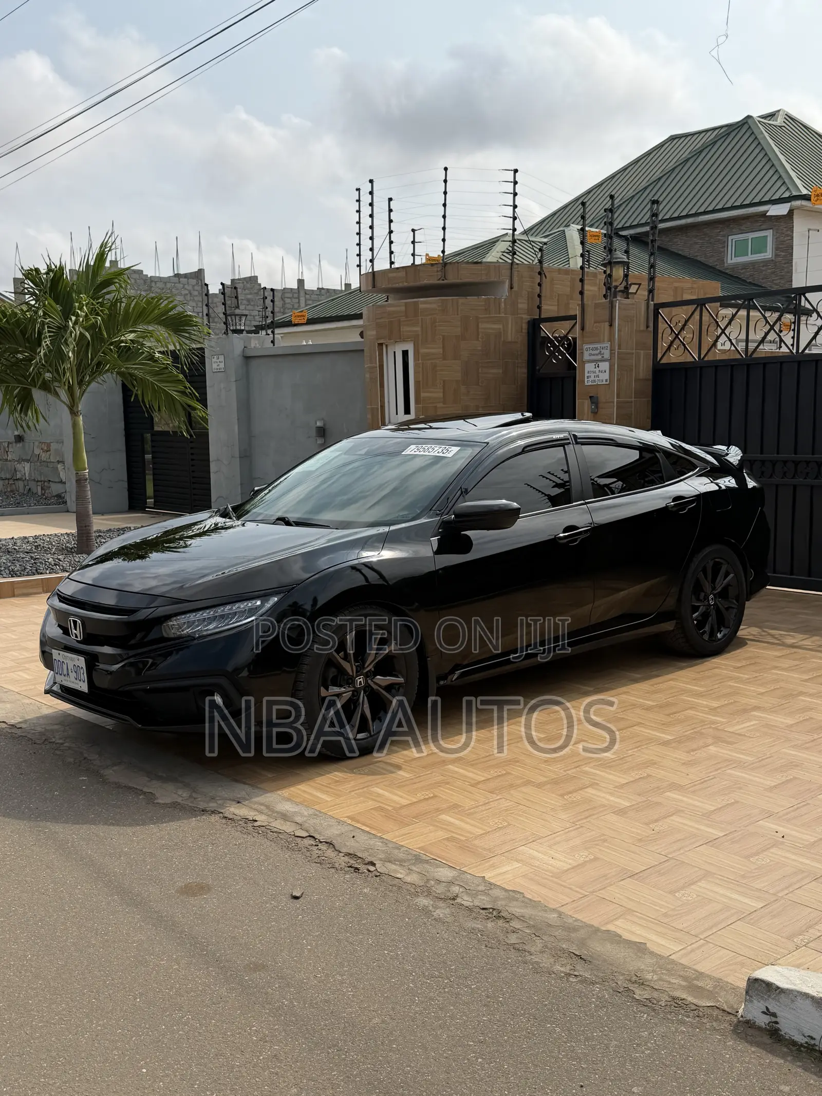 Honda Civic EX Sedan 2020 Black