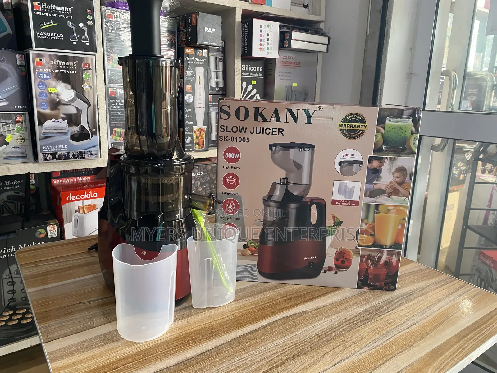 Sokany 800W Slow Juicer - Easy Operation