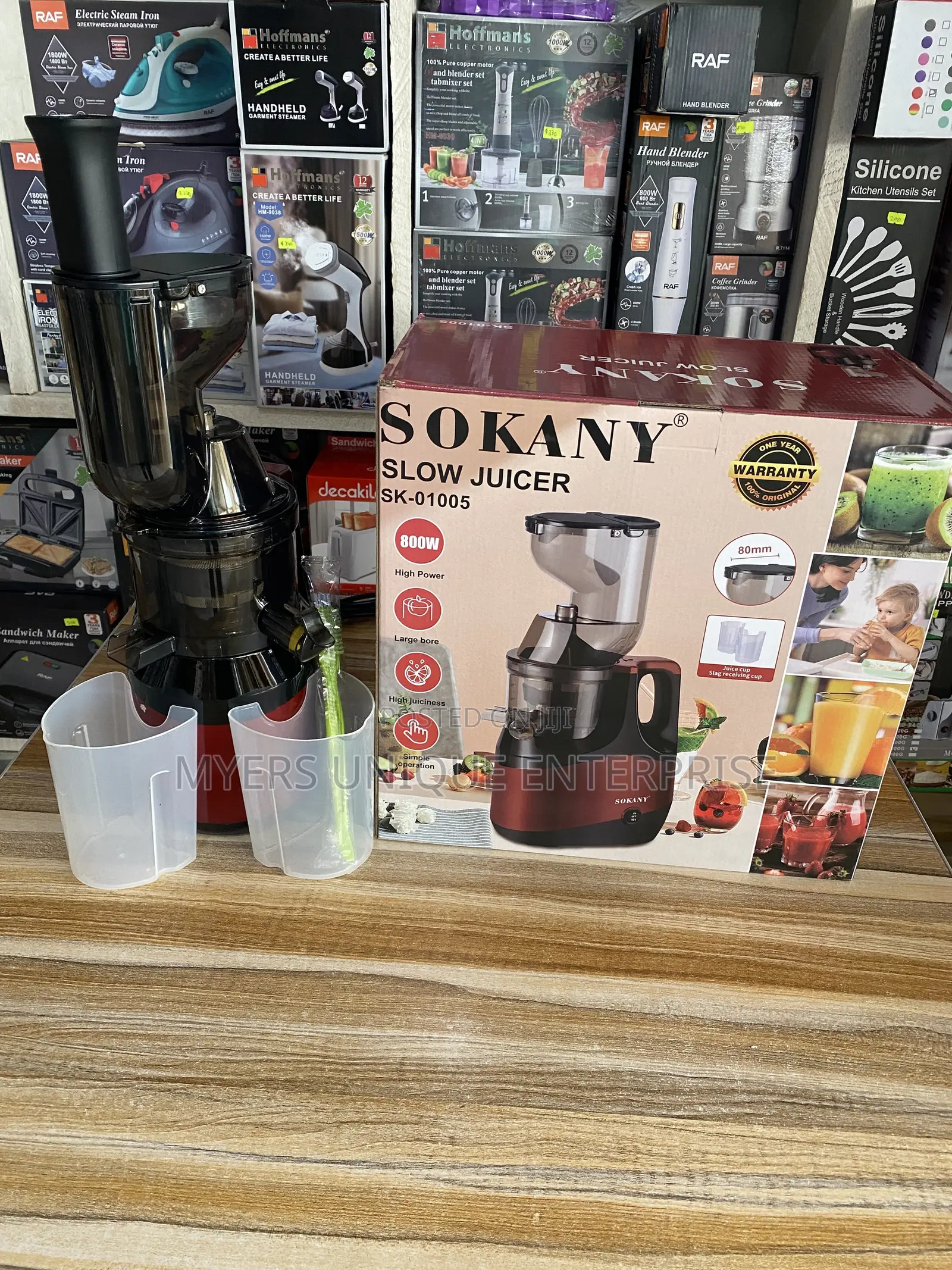 Sokany 800W Slow Juicer - Easy Operation