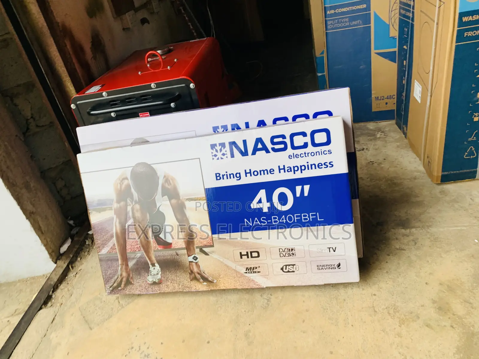 Newly in Box Nasco 40”FHD Satellite Digital TV