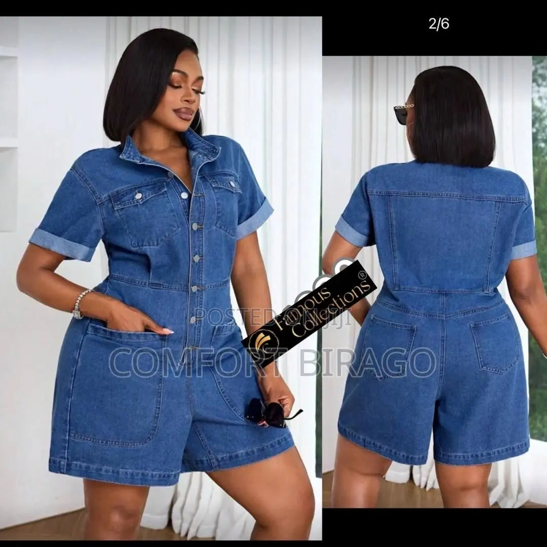 Ladies Jumpsuit Jeans Dress Available