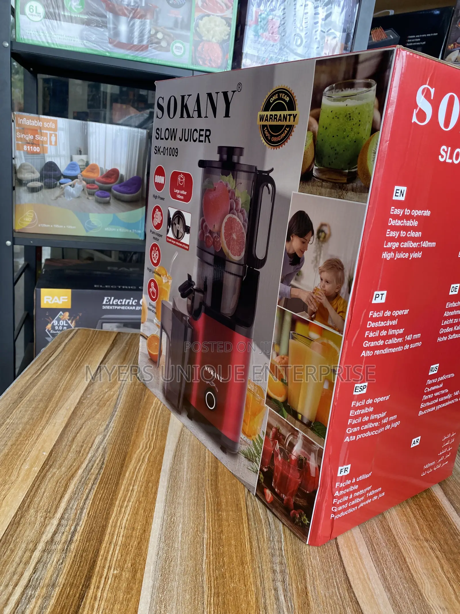Sokany Slow Juicer for Fruits Veggies and Greens
