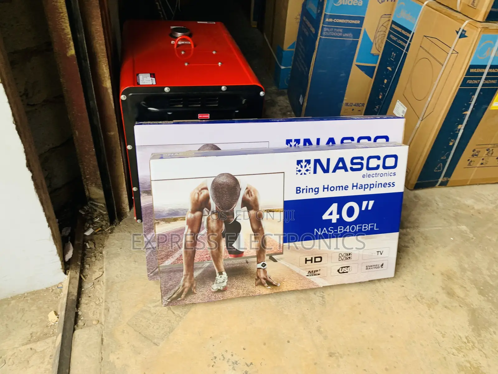 Quality Display FHD Satellite Nasco TV 40”