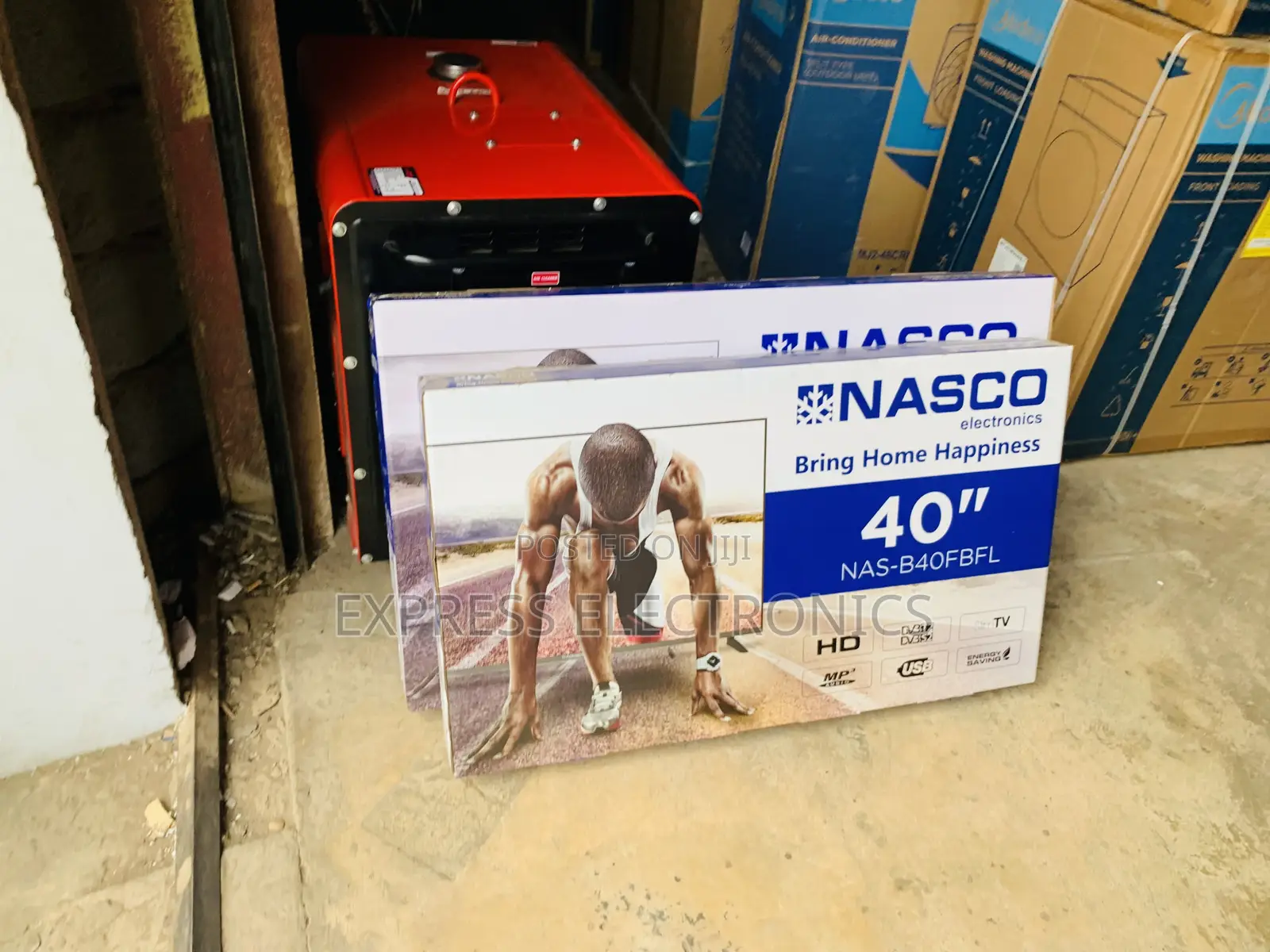 Quality Display FHD Satellite Nasco TV 40”