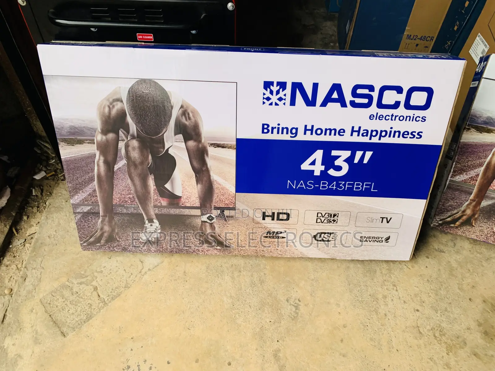 Brabd New 43” FHD Satellite Nasco TV