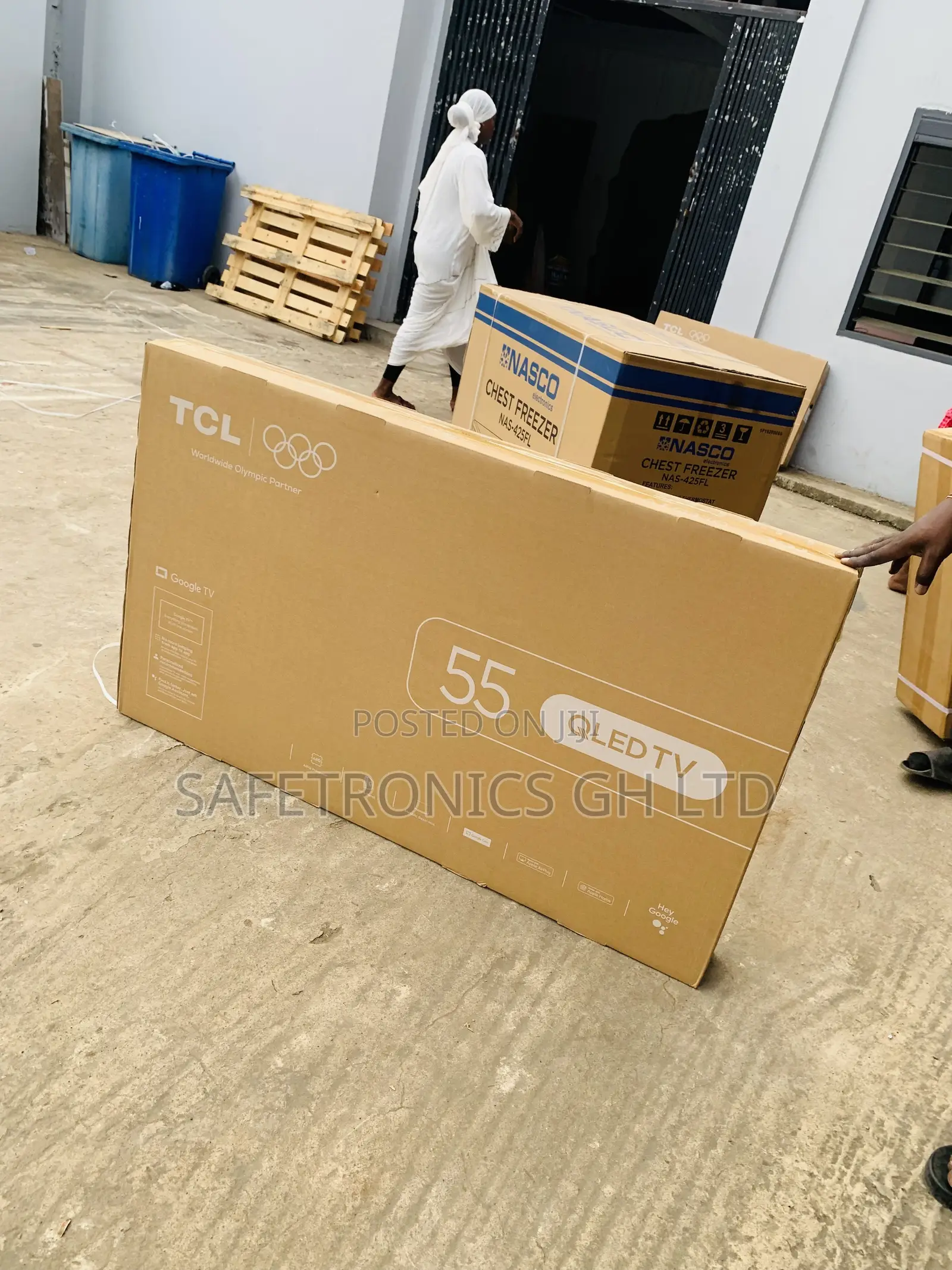 Ultra Sleek TCL 55” QLED Smart Google TV 55C645