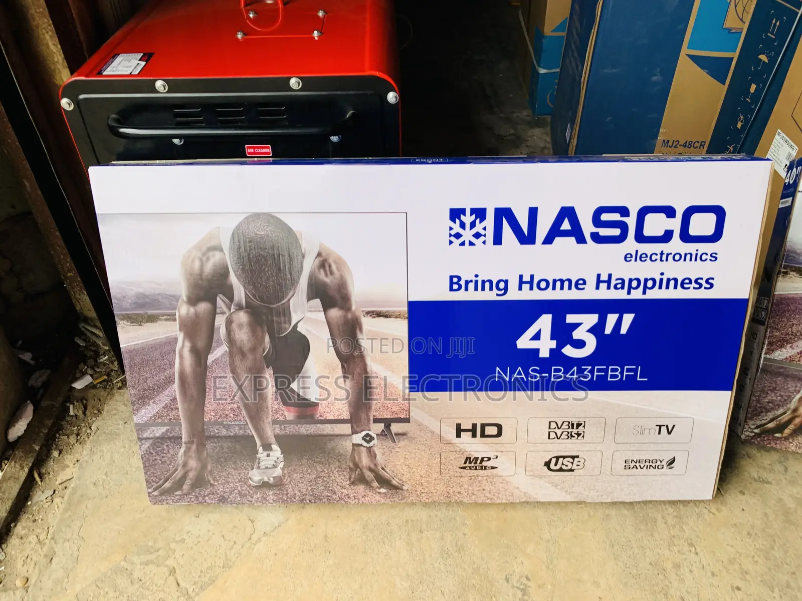 Limited Stock Nasco 43” FHD Satellite TV