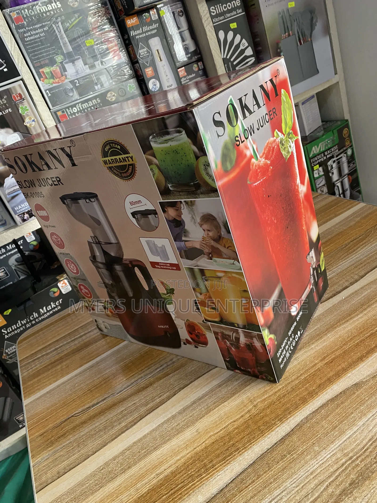 Sokany High Power Slow Juicer - Fresh Juice Daily