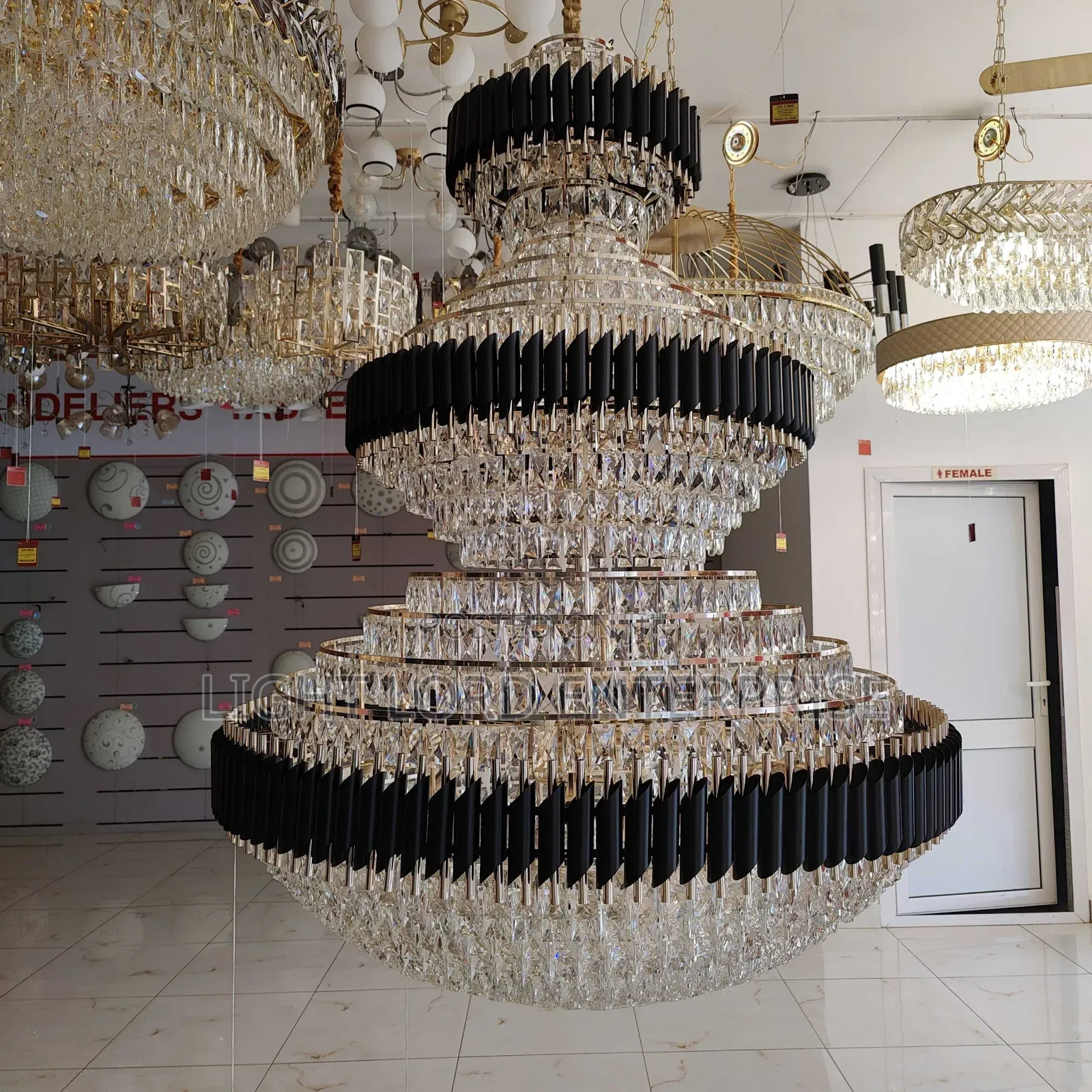 800mm Chandelier 3layer Heavy Duty Brightness