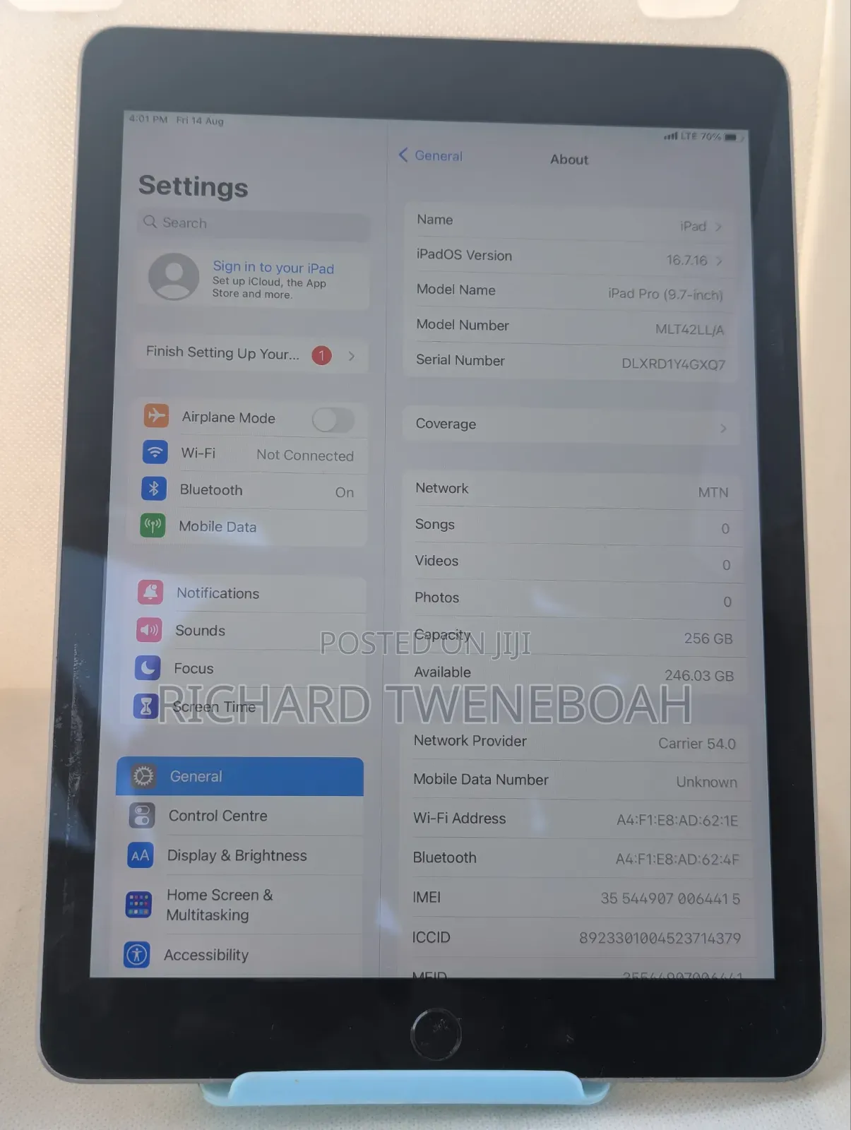 Apple iPad Pro 9.7 (2016) 256 GB Gray