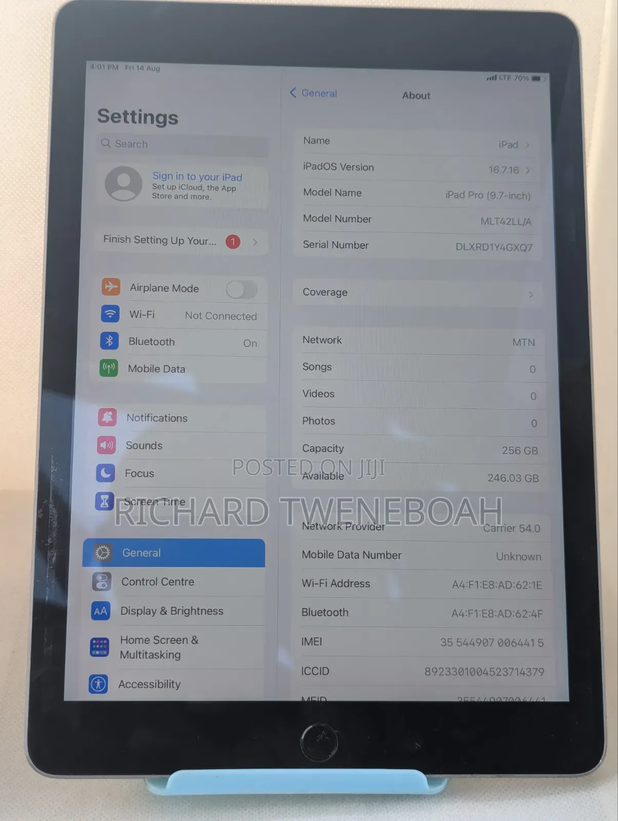 Apple iPad Pro 9.7 (2016) 256 GB Gray