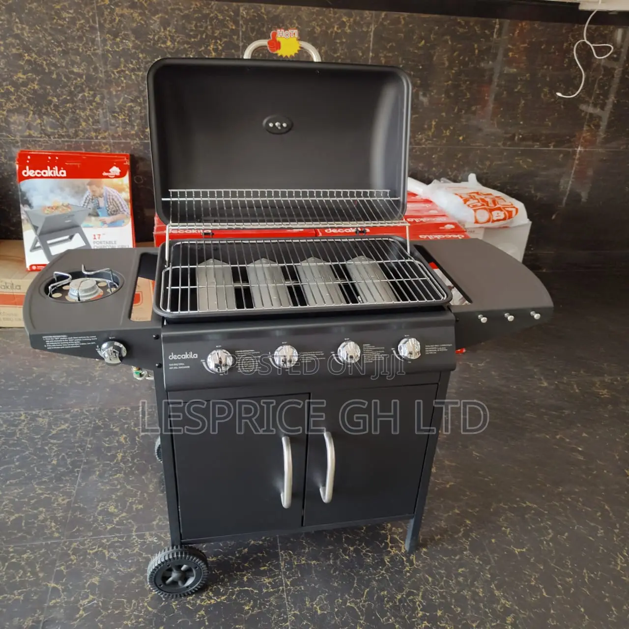 Decakila 4 Burner Gas Barbecue Grill Stand
