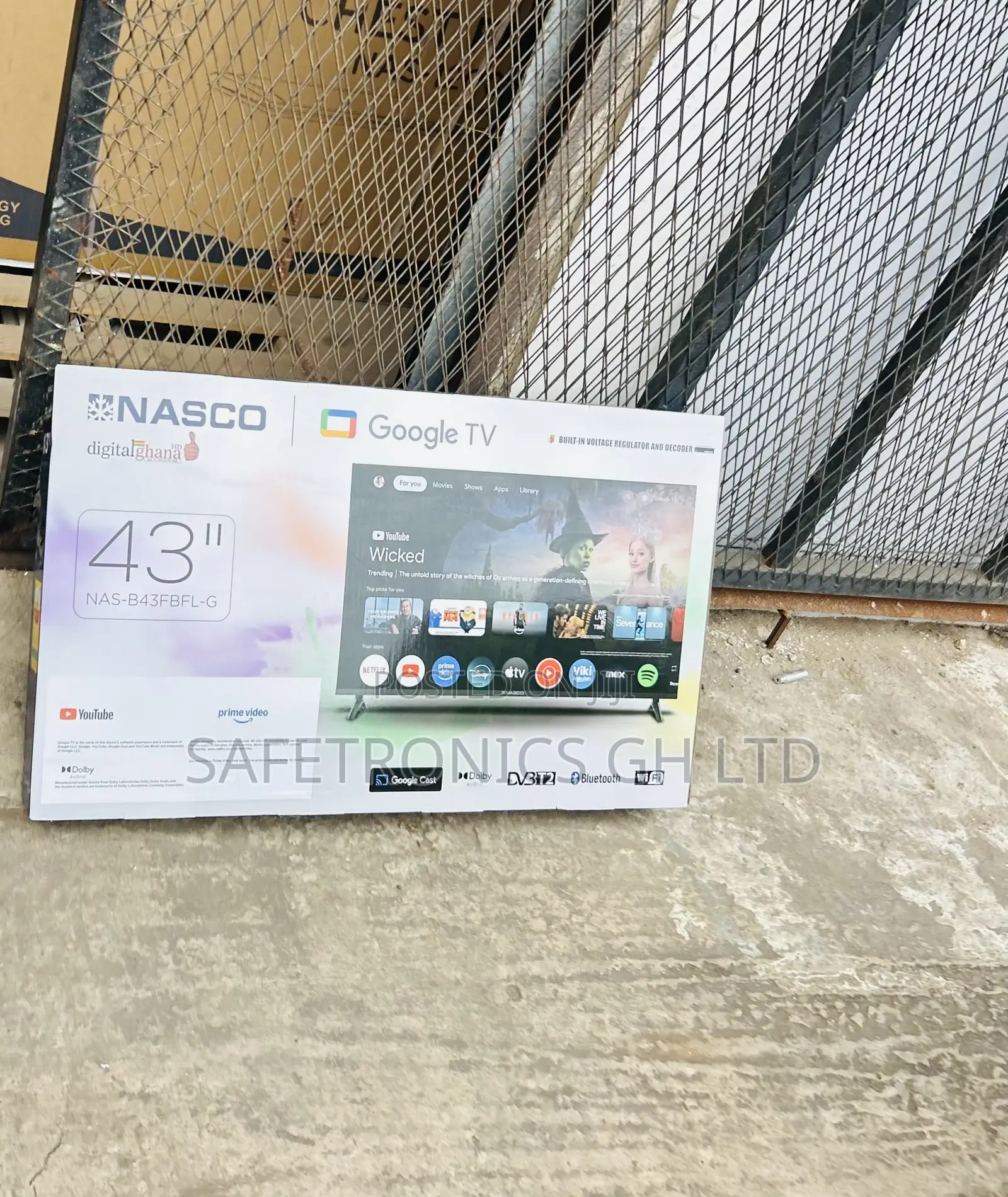 Shop Reliable Nasco 43′′ Full HD Smart LED TV NAS-J43FBFL-And