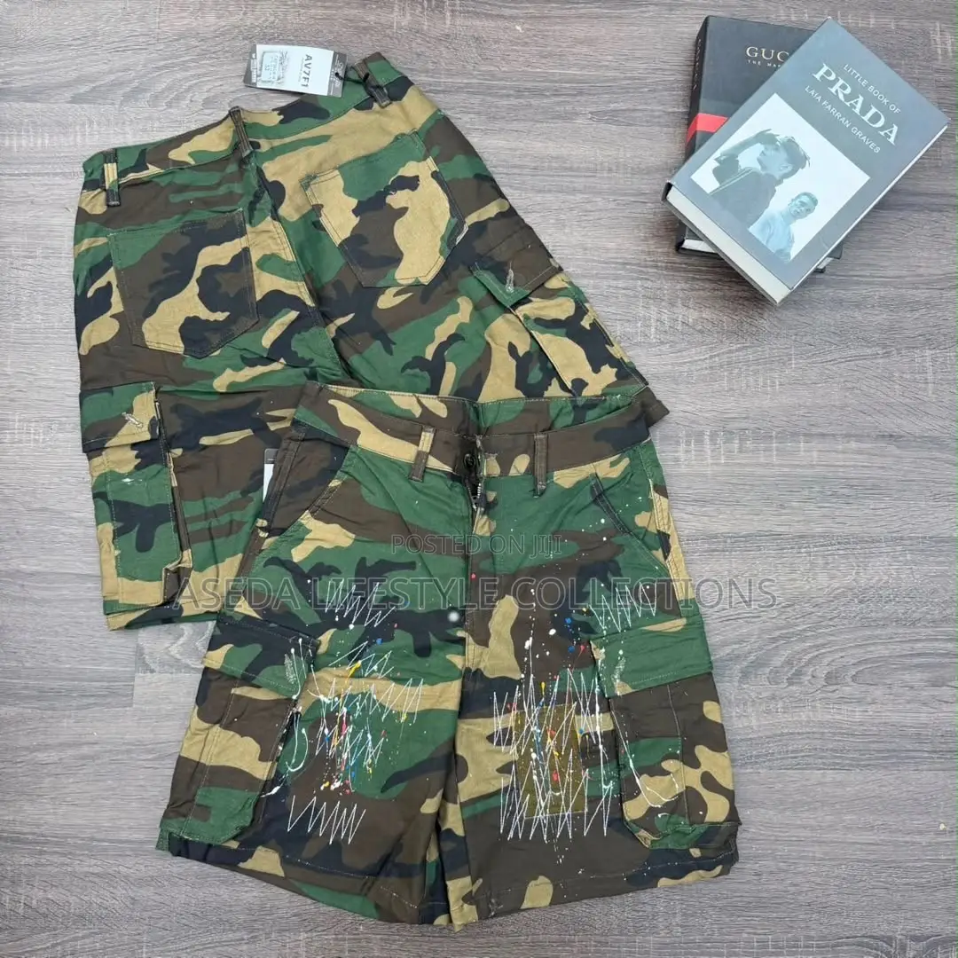Solid Camo Shorts