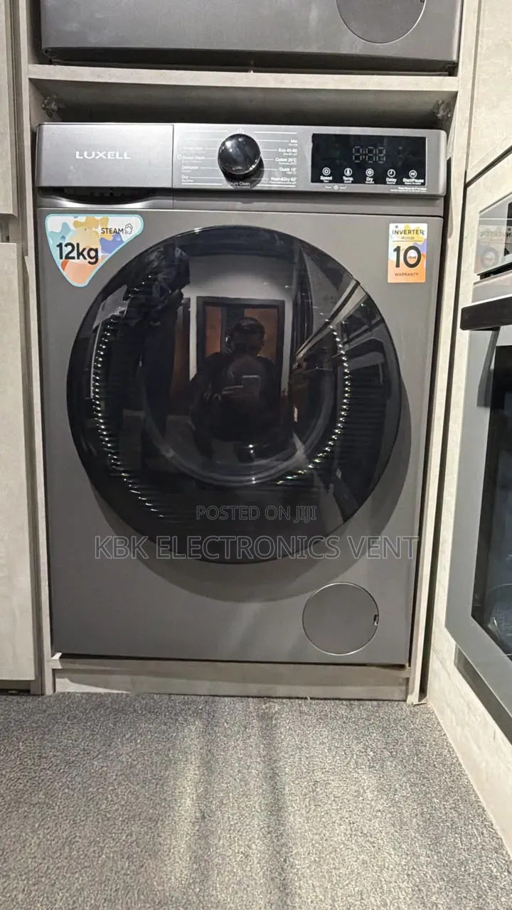 Luxell 12KG+ 8KG Fryer Front Load Washing Machine