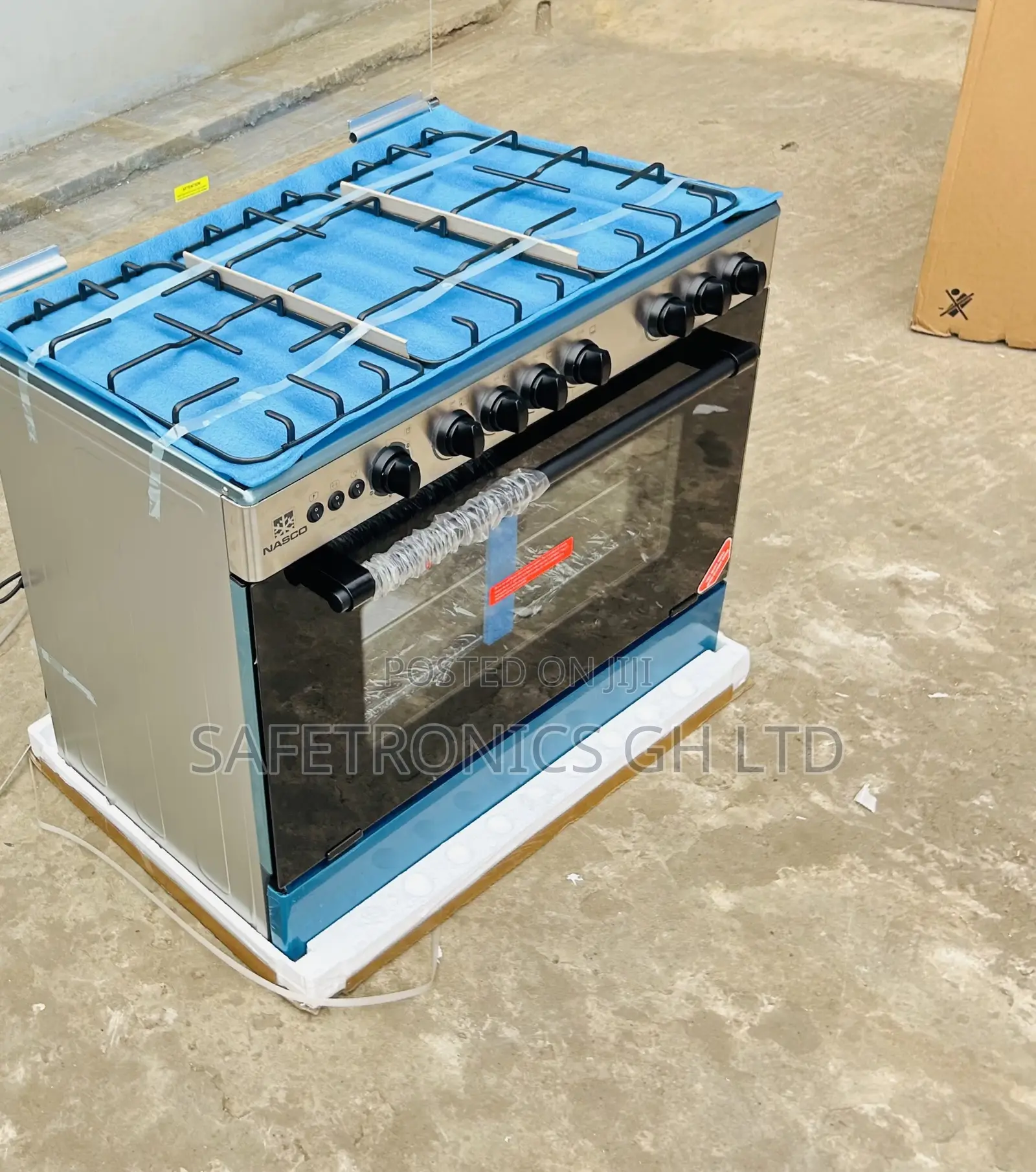 High Affordable Nasco 5 Burner 90×60 Gas Cooker Grill [NASGC-AMG80S]