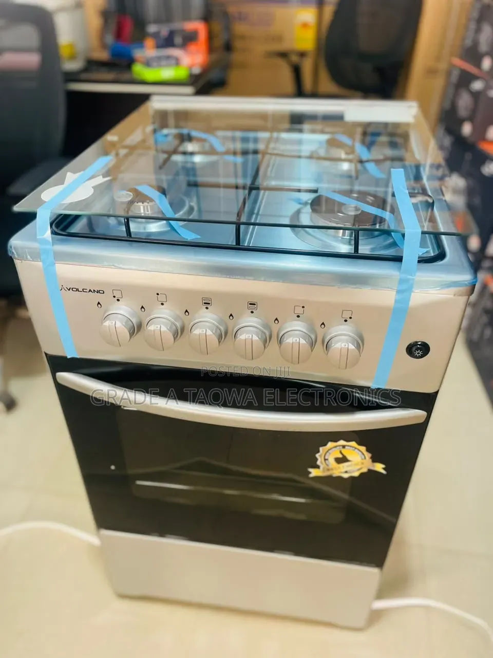 4 Burners Designed 50-50 Volcano Gas Cooker