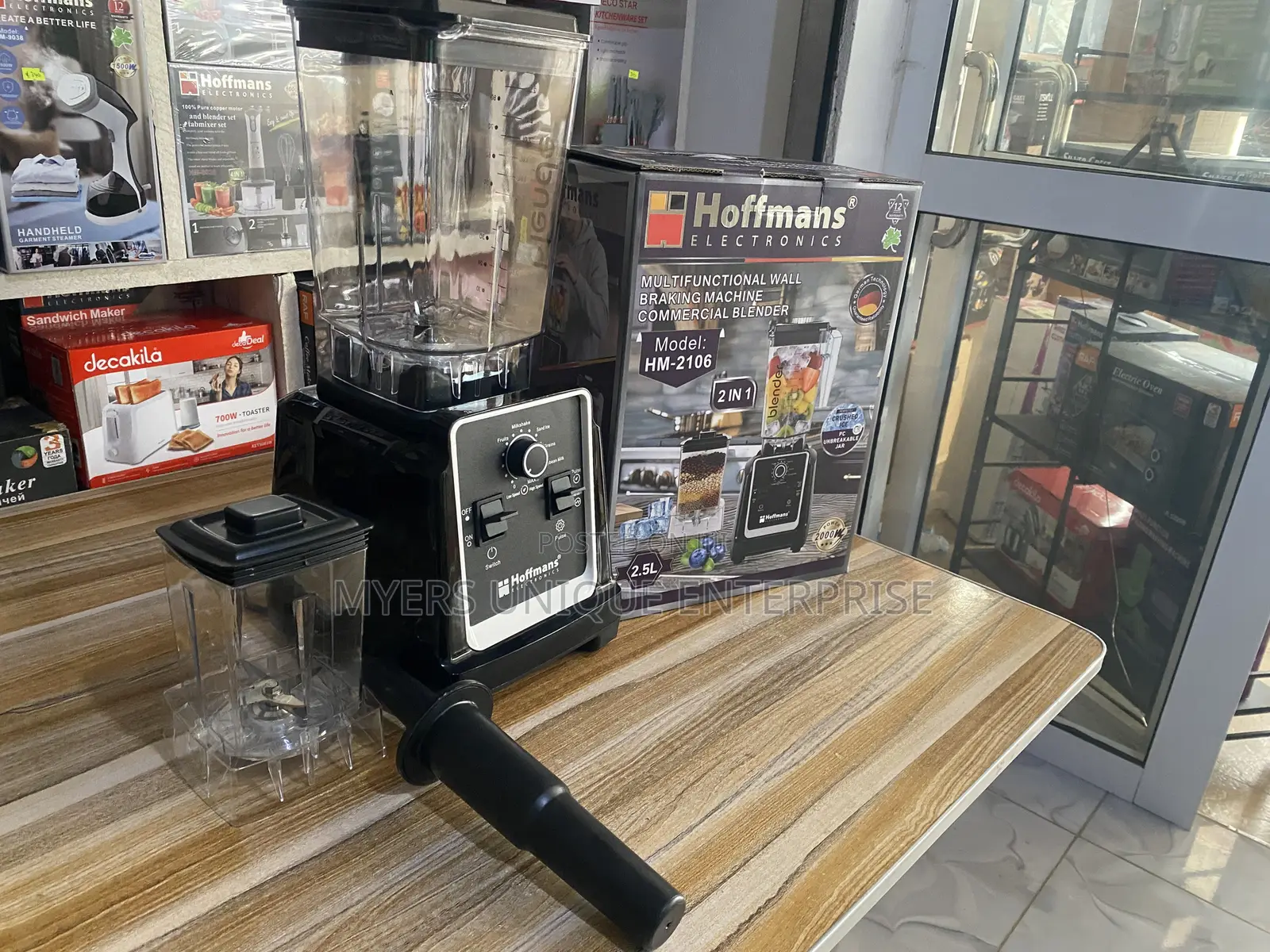 Hoffmans High Power Blender - Crushed Ice Function