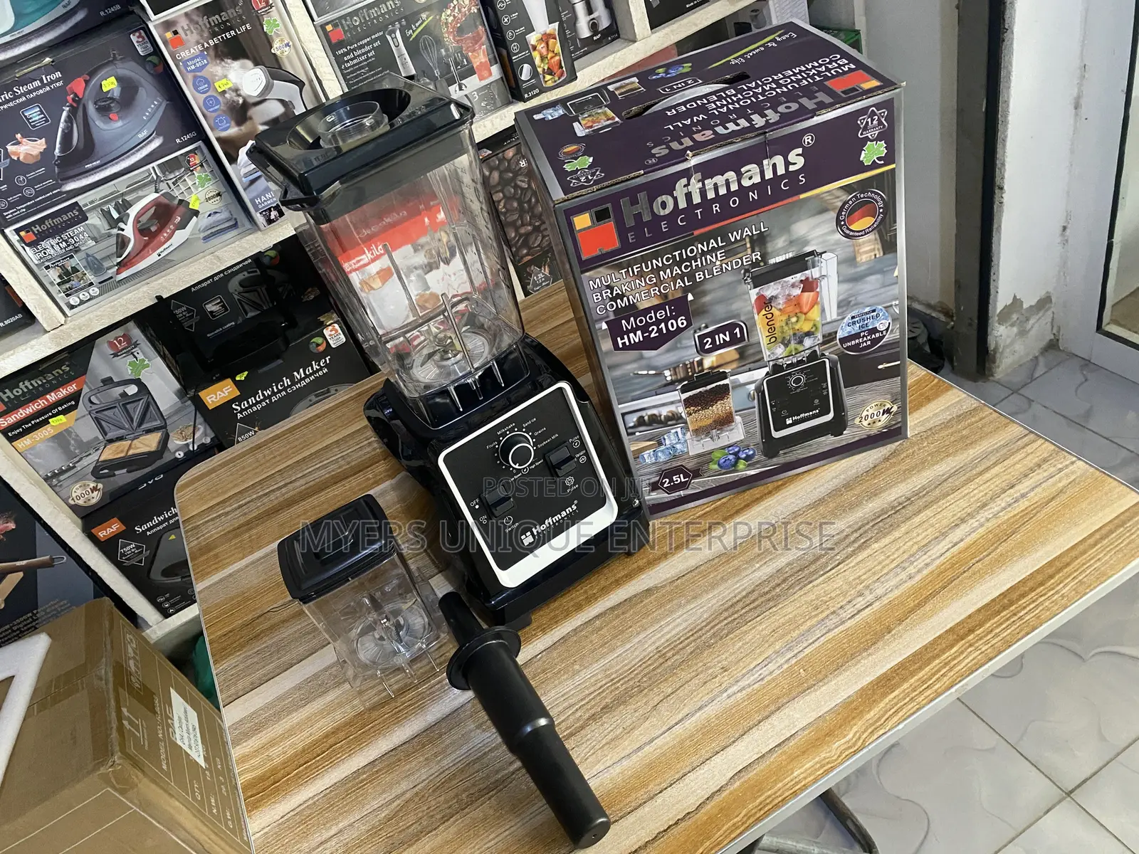 Hoffmans High Power Blender - Crushed Ice Function