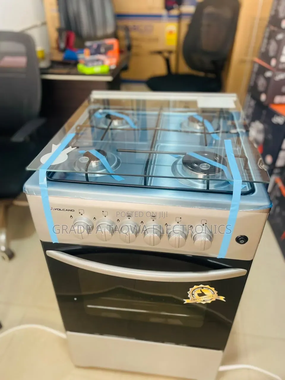 High Efficient 4 Burners 50-50 Volcano Gas Cooker