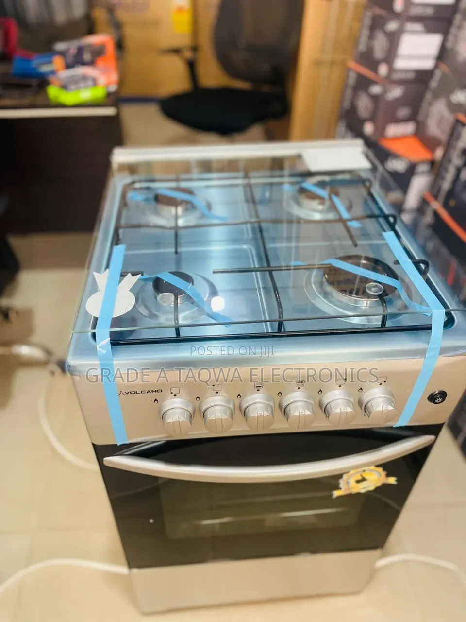 High Efficient 4 Burners 50-50 Volcano Gas Cooker
