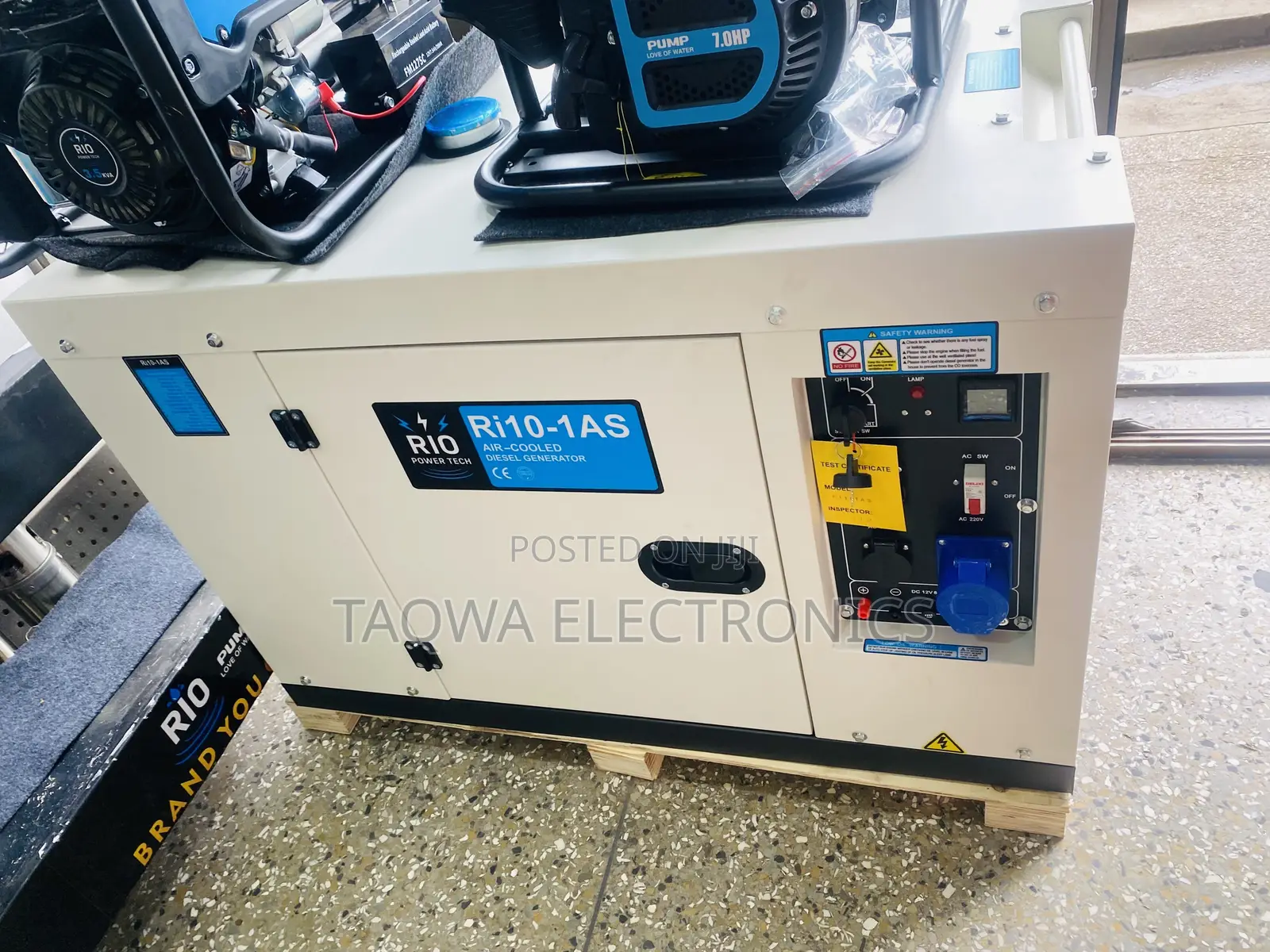 Rio Single -Phase 10KVA Silent Diesel Generator