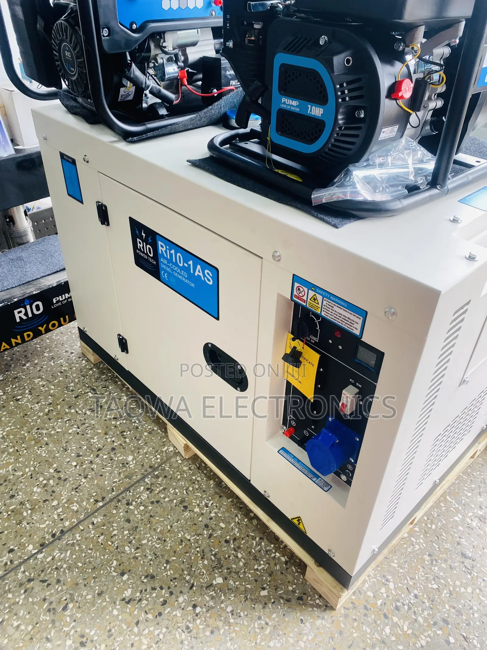 Rio Single -Phase 10KVA Silent Diesel Generator