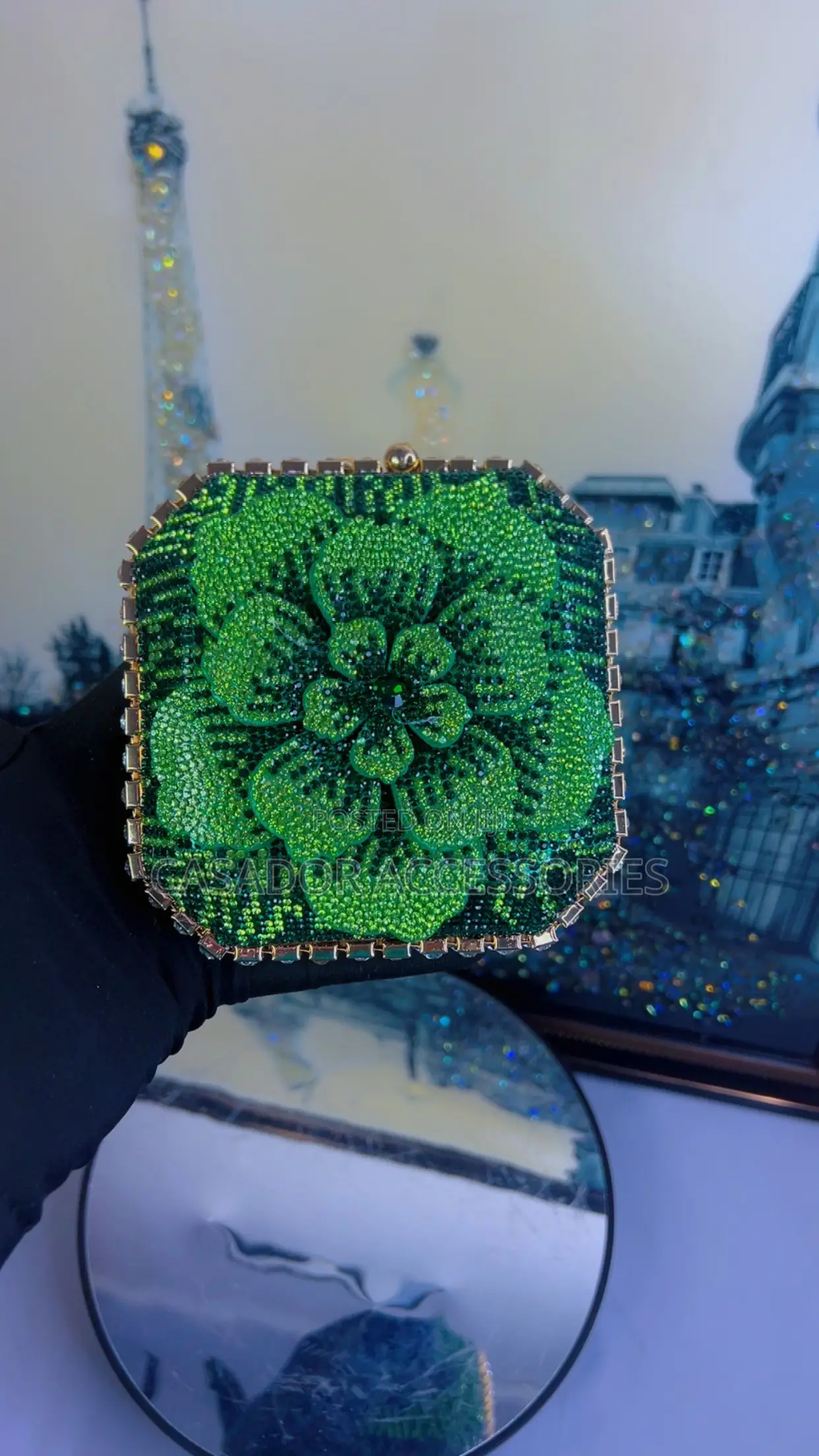 Emerald Green Clutch