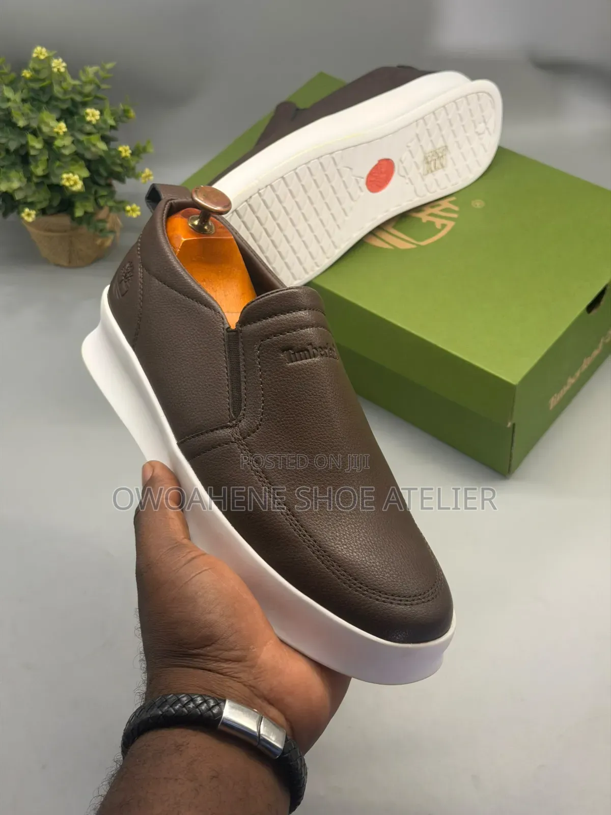 Timberland Men's Leather Slip-on Sneaker
