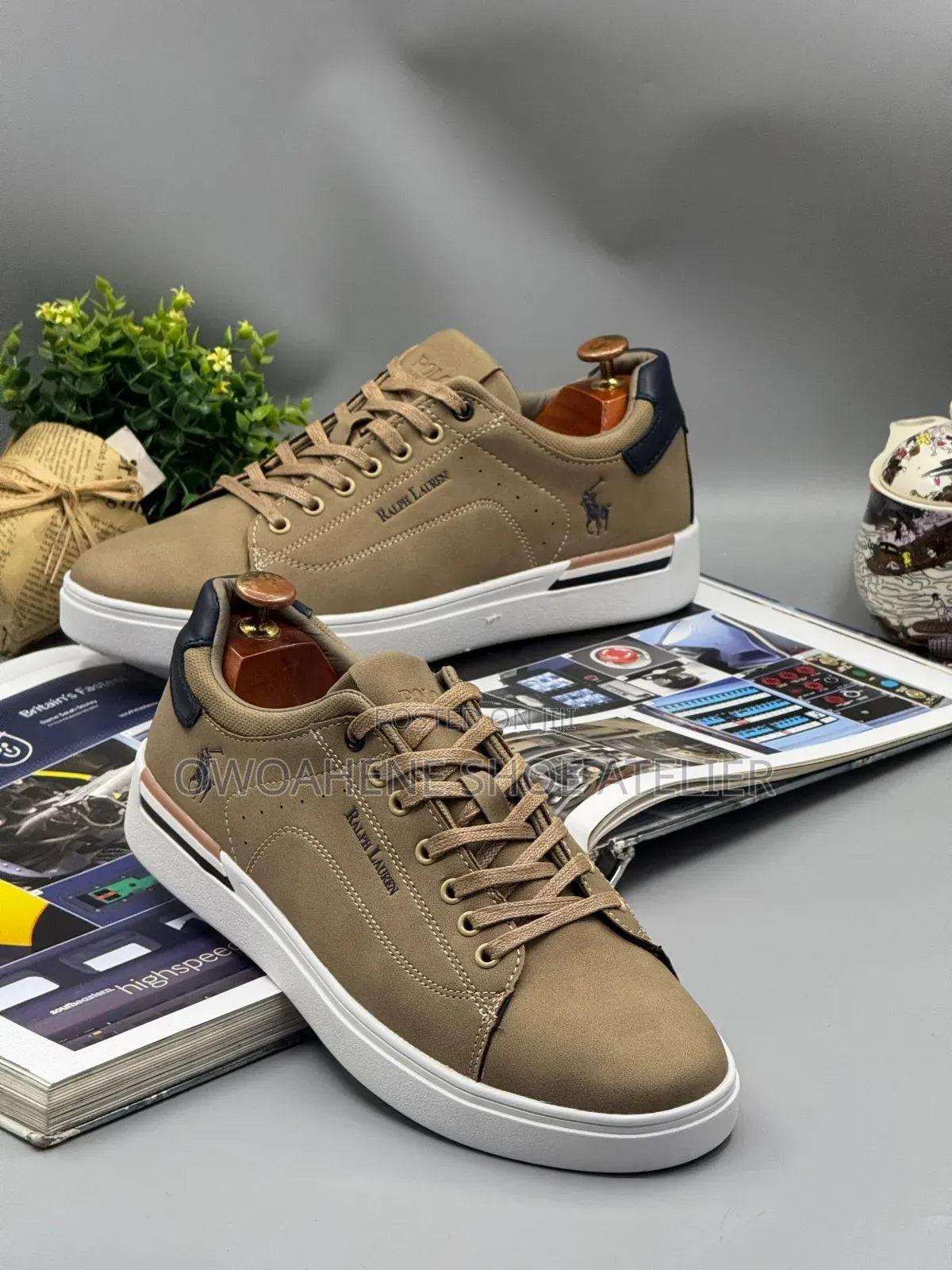 Polo Ralph Lauren Casual Beige Sneakers