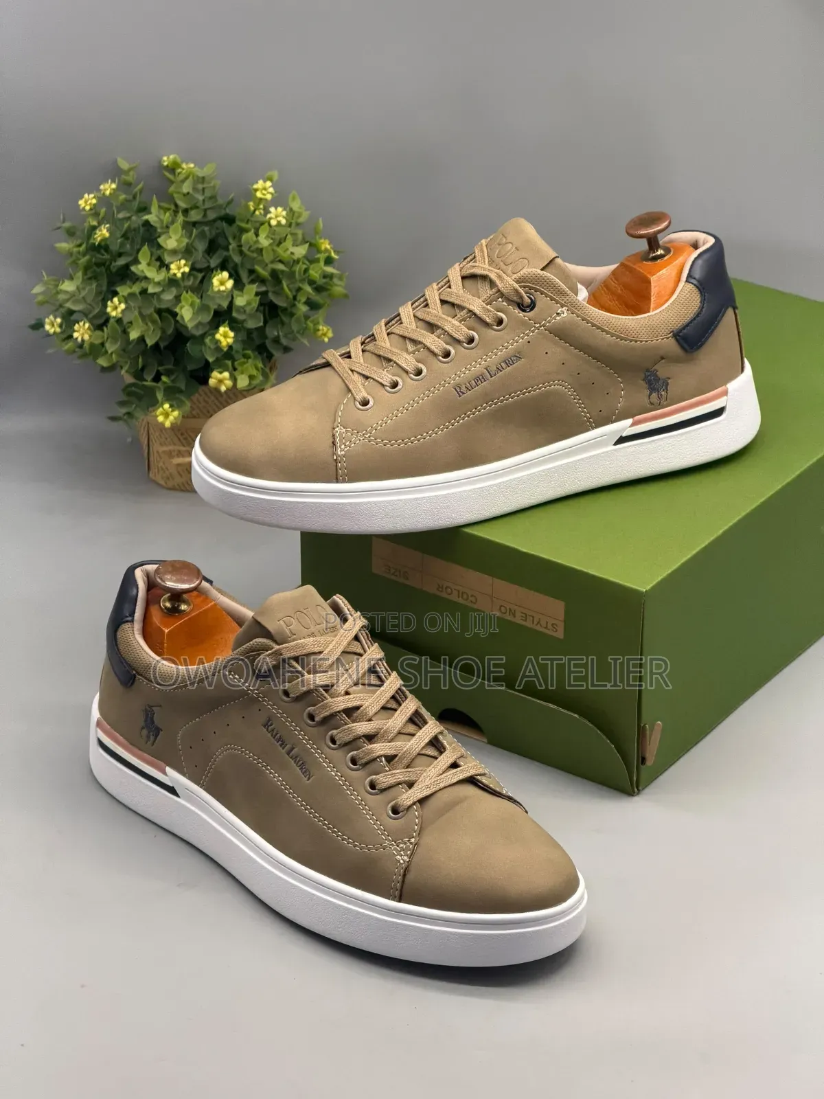 Polo Ralph Lauren Casual Beige Sneakers